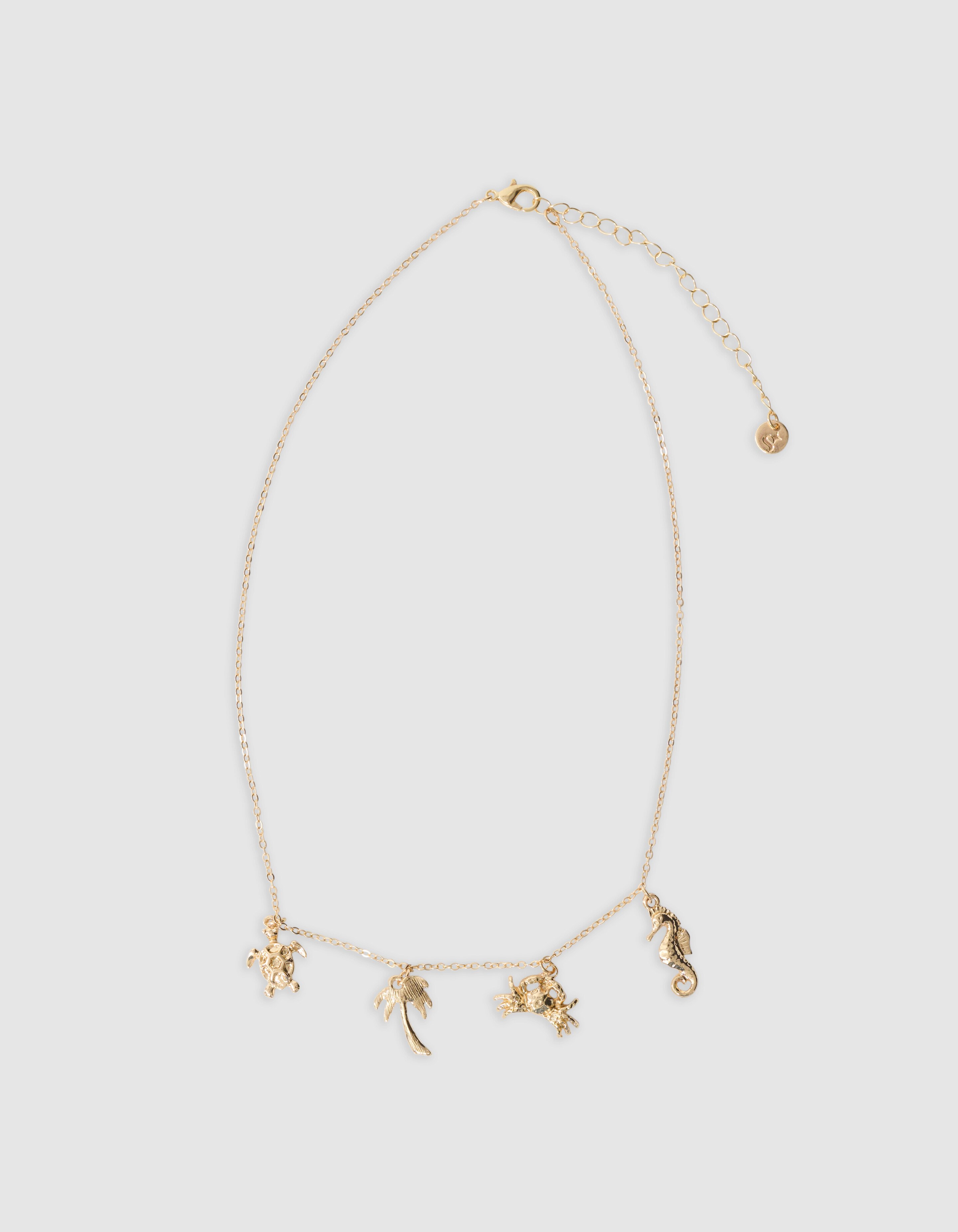Sea Charm Halskette Gold SHOEBY ACCESSOIRES