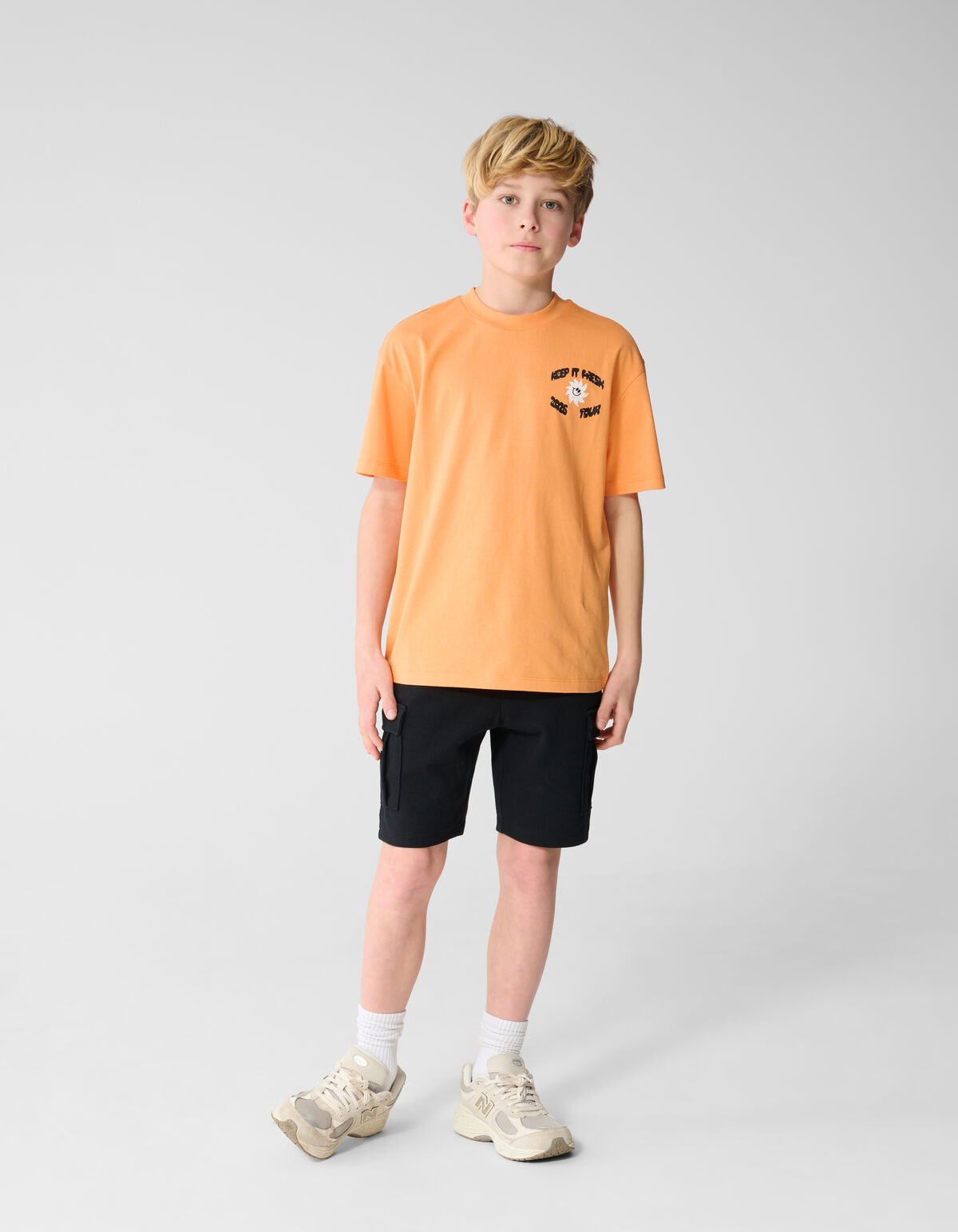 Cargo-Shorts Schwarz SHOEBY BOYS