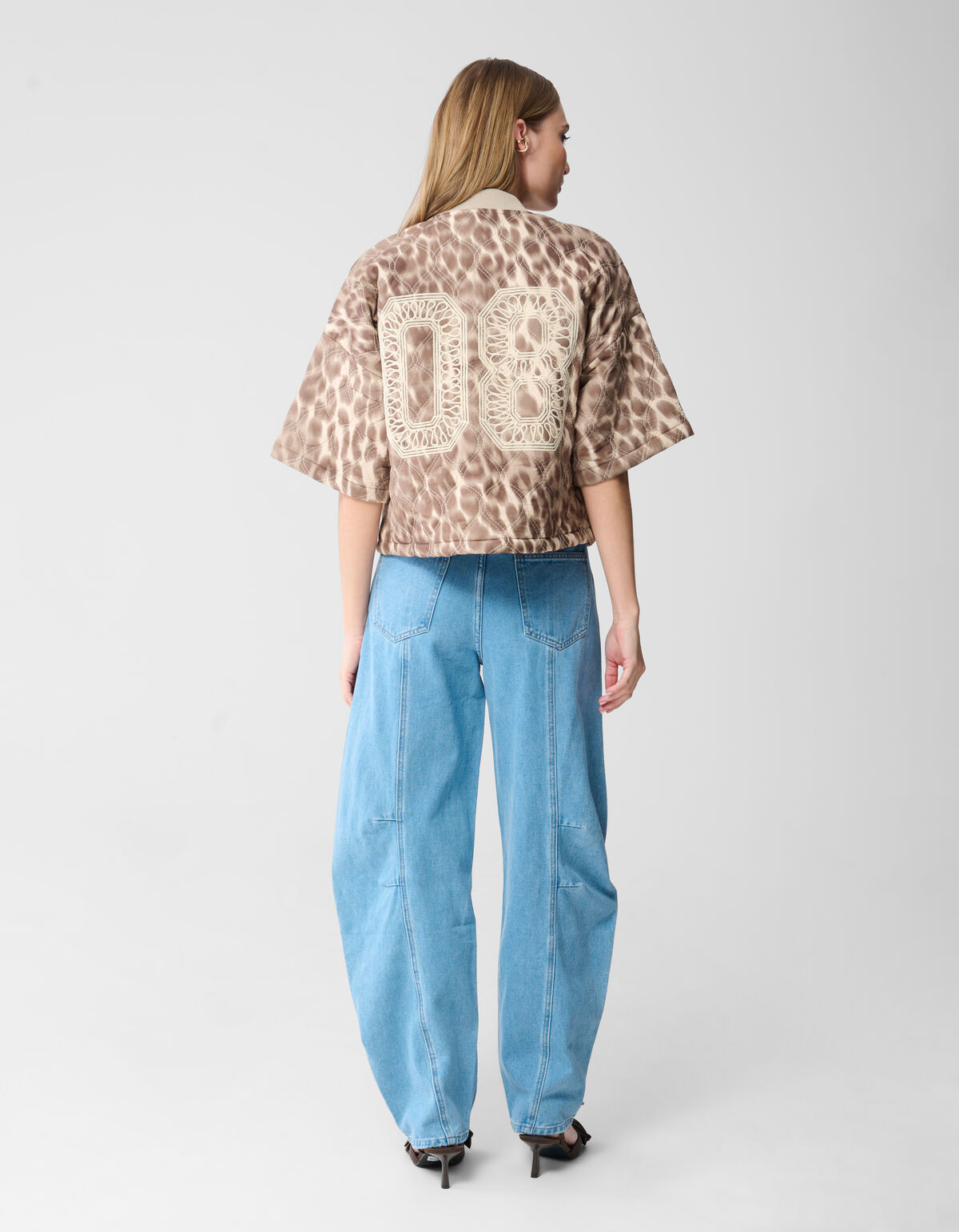 Faltenhose Baggy Fit Jeans Hellblau SHOEBY WOMEN