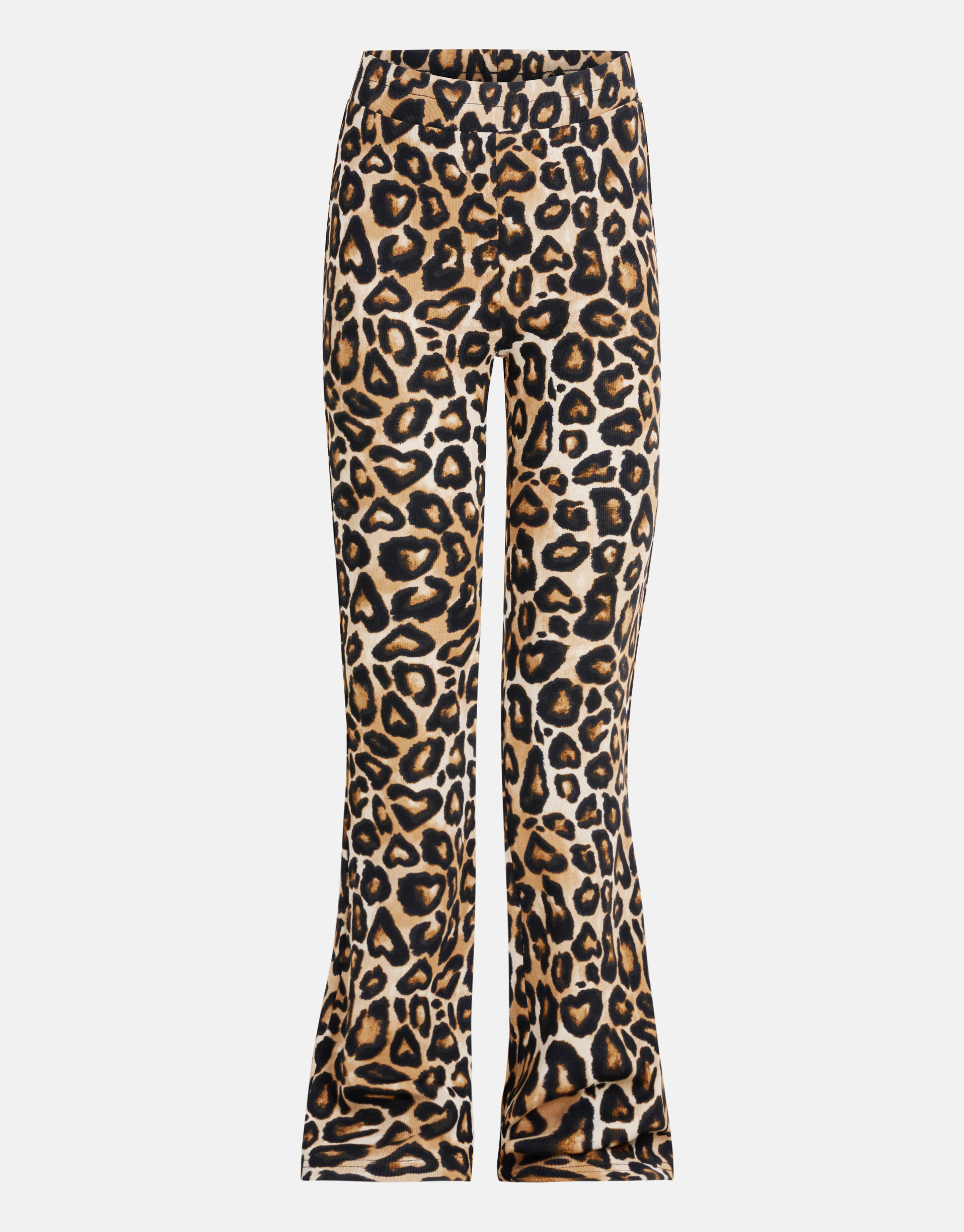 Ausgestellte Leoparden-Leggings Braun SHOEBY GIRLS