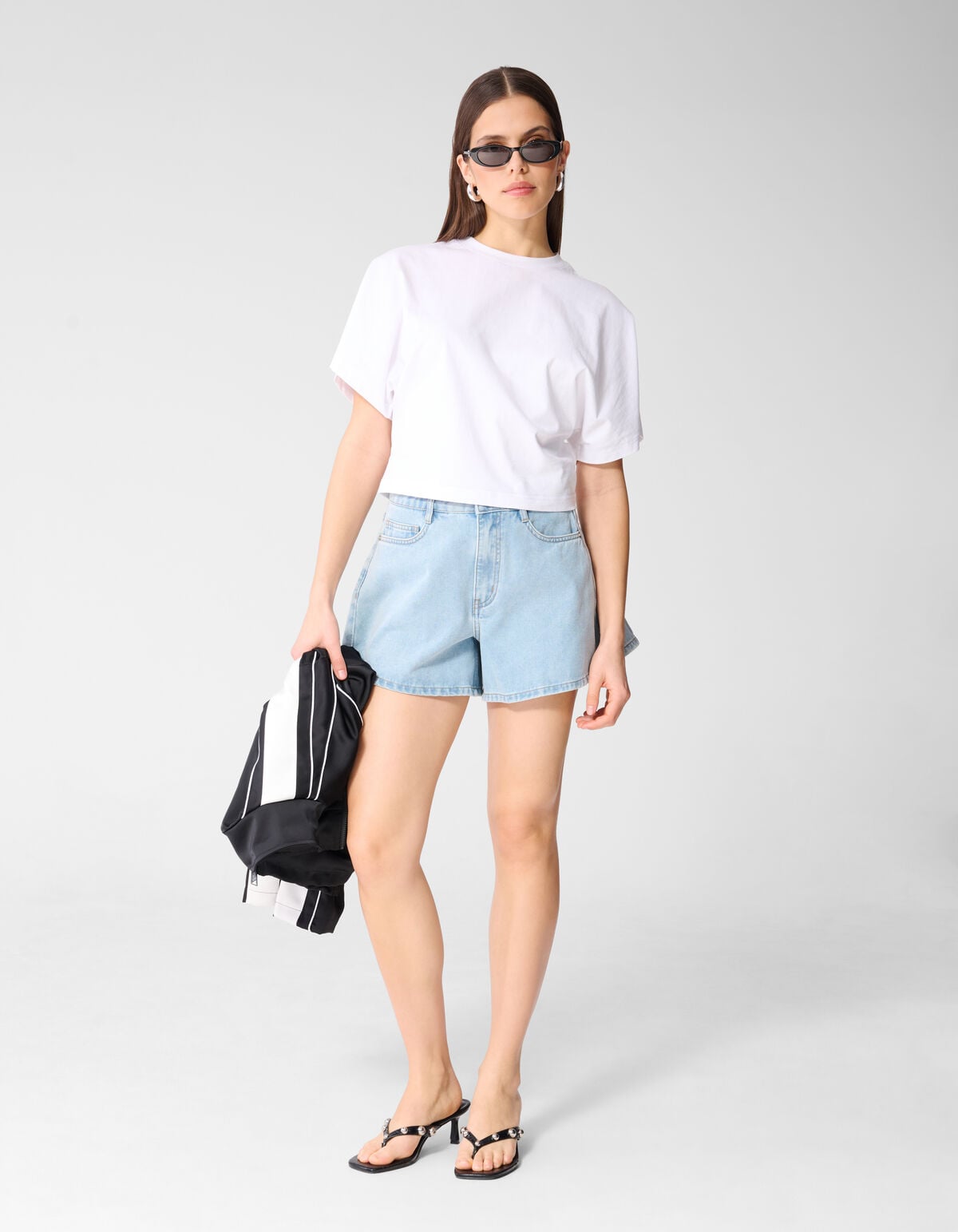 Denim-Shorts gebleicht von Monica SHOEBY WOMEN