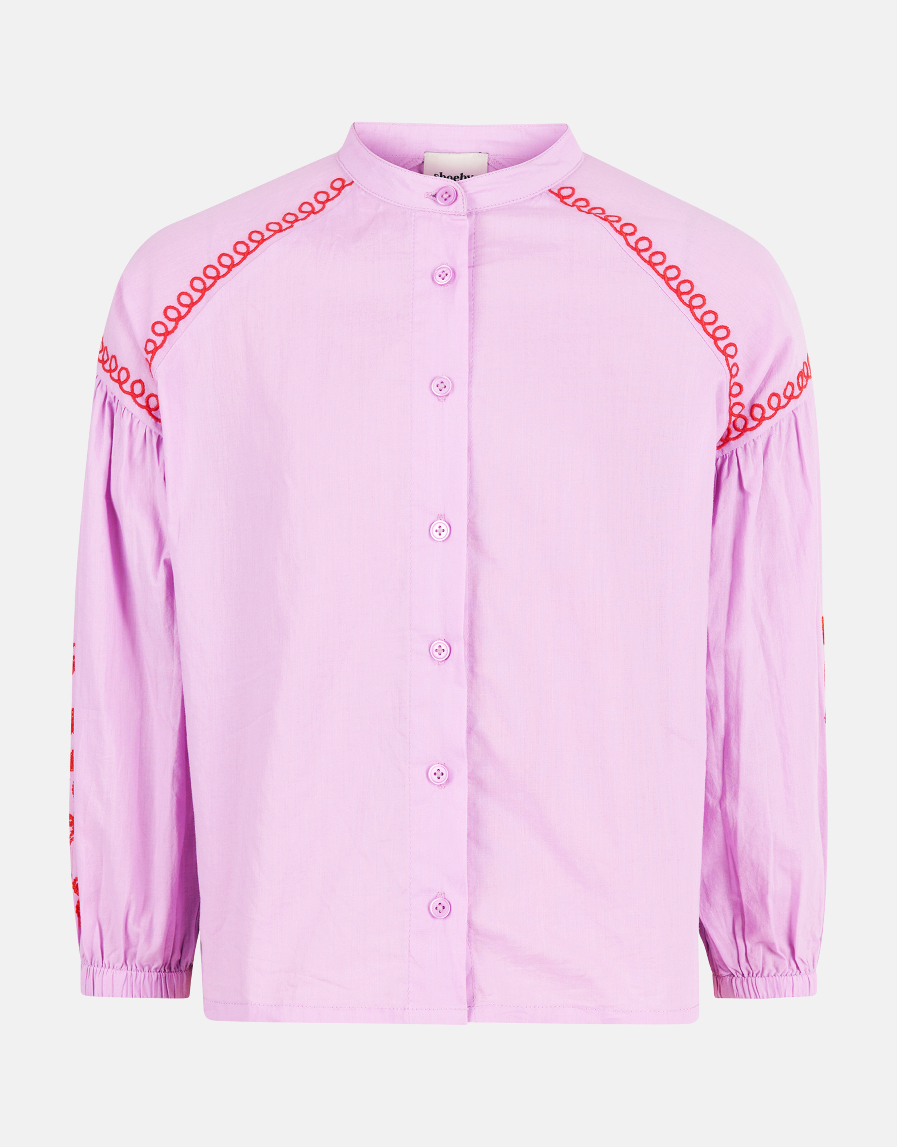 Bluse mit Stickerei Hellviolett SHOEBY GIRLS