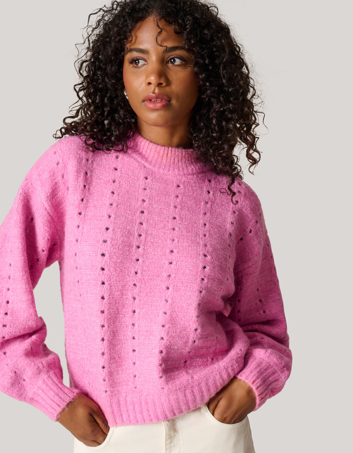 Offener Pullover Rosa SHOEBY WOMEN