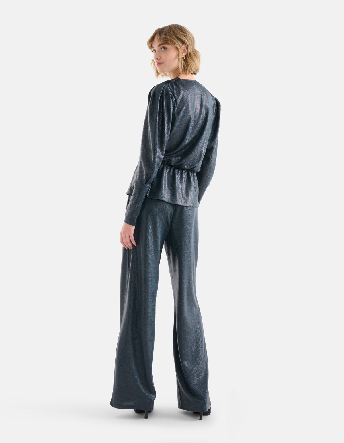 Glänzende Hose Blau SHOEBY WOMEN