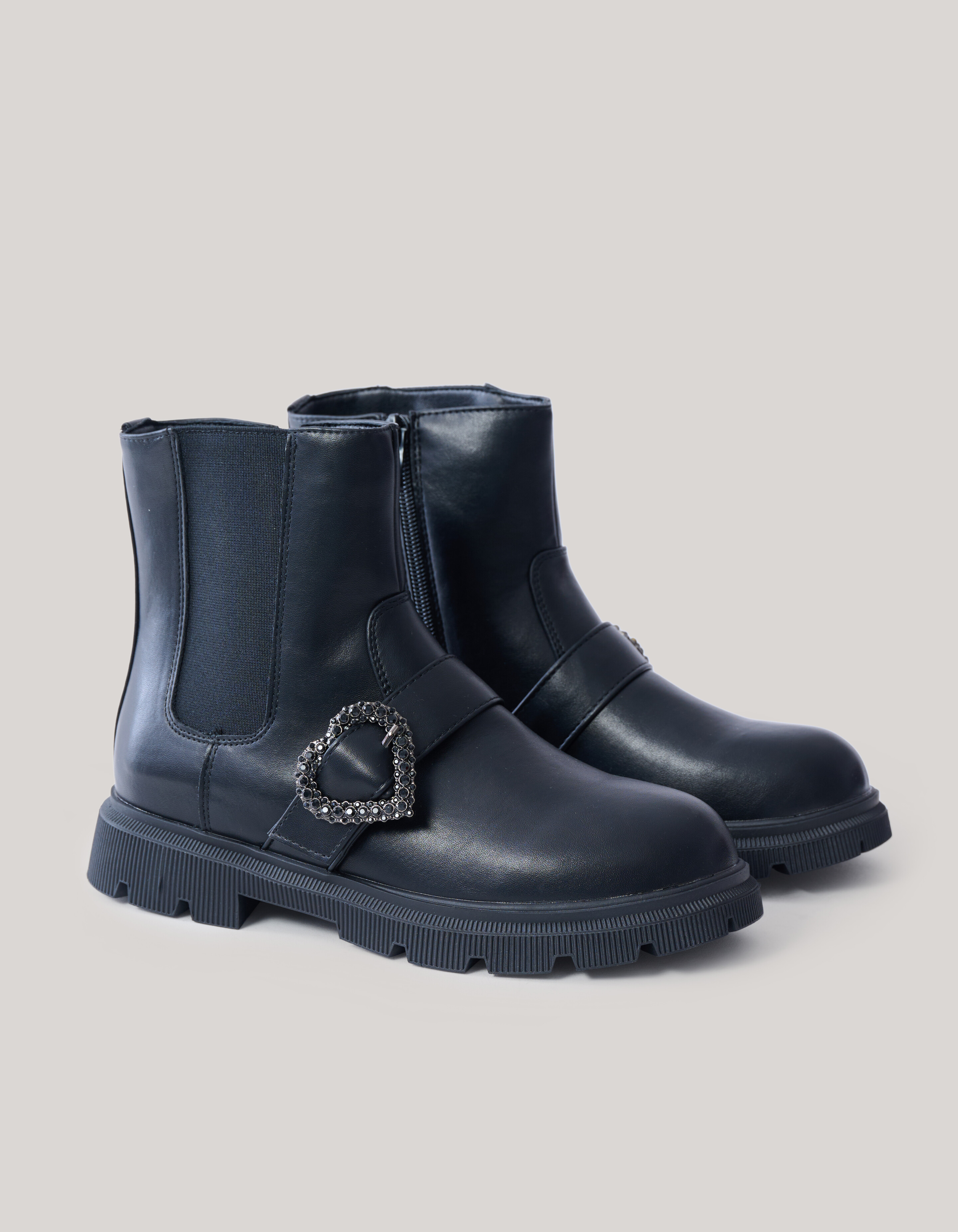 Herz-Stiefel Schwarz SHOEBY SHOES