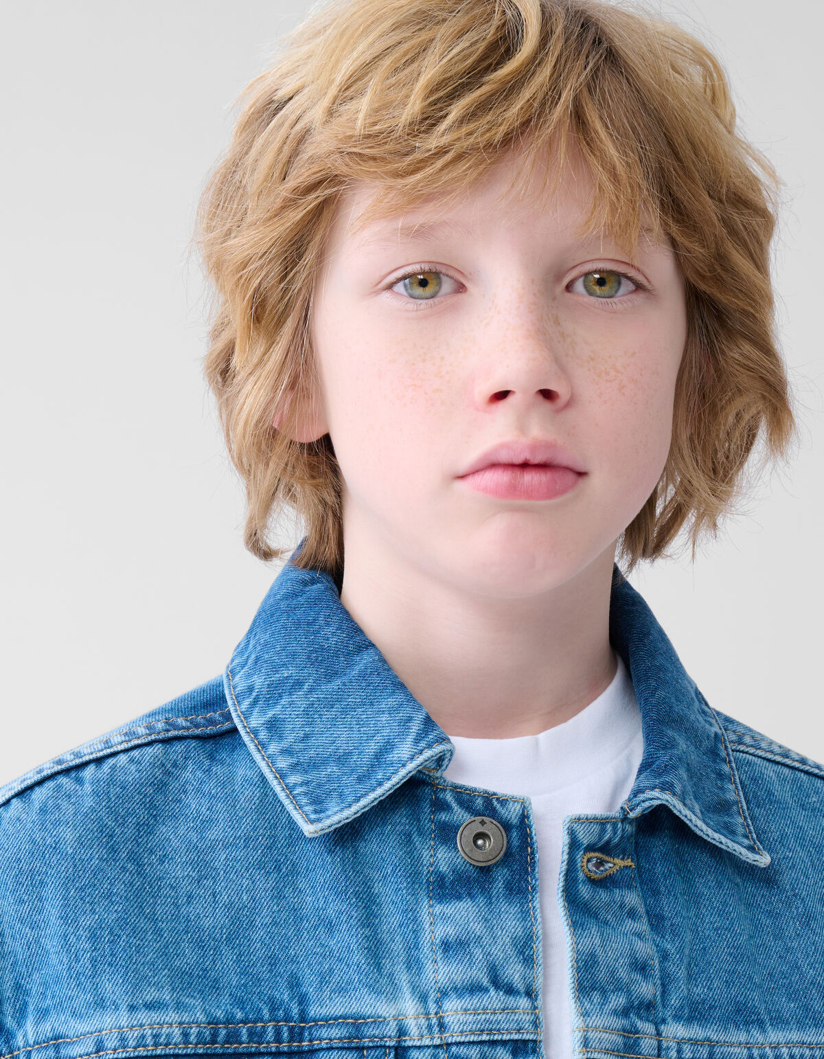 Basic Denim Jack Mediumstone SHOEBY BOYS