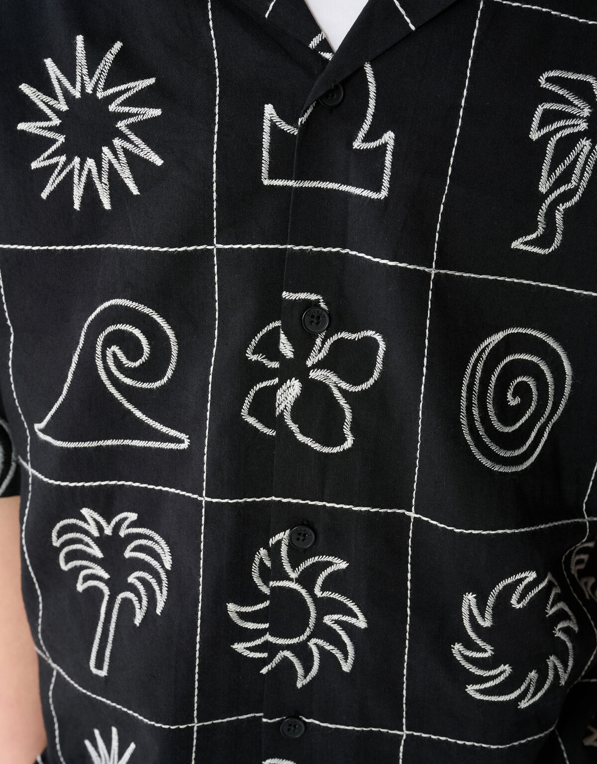 Embroidery Hemd Schwarz SHOEBY BOYS