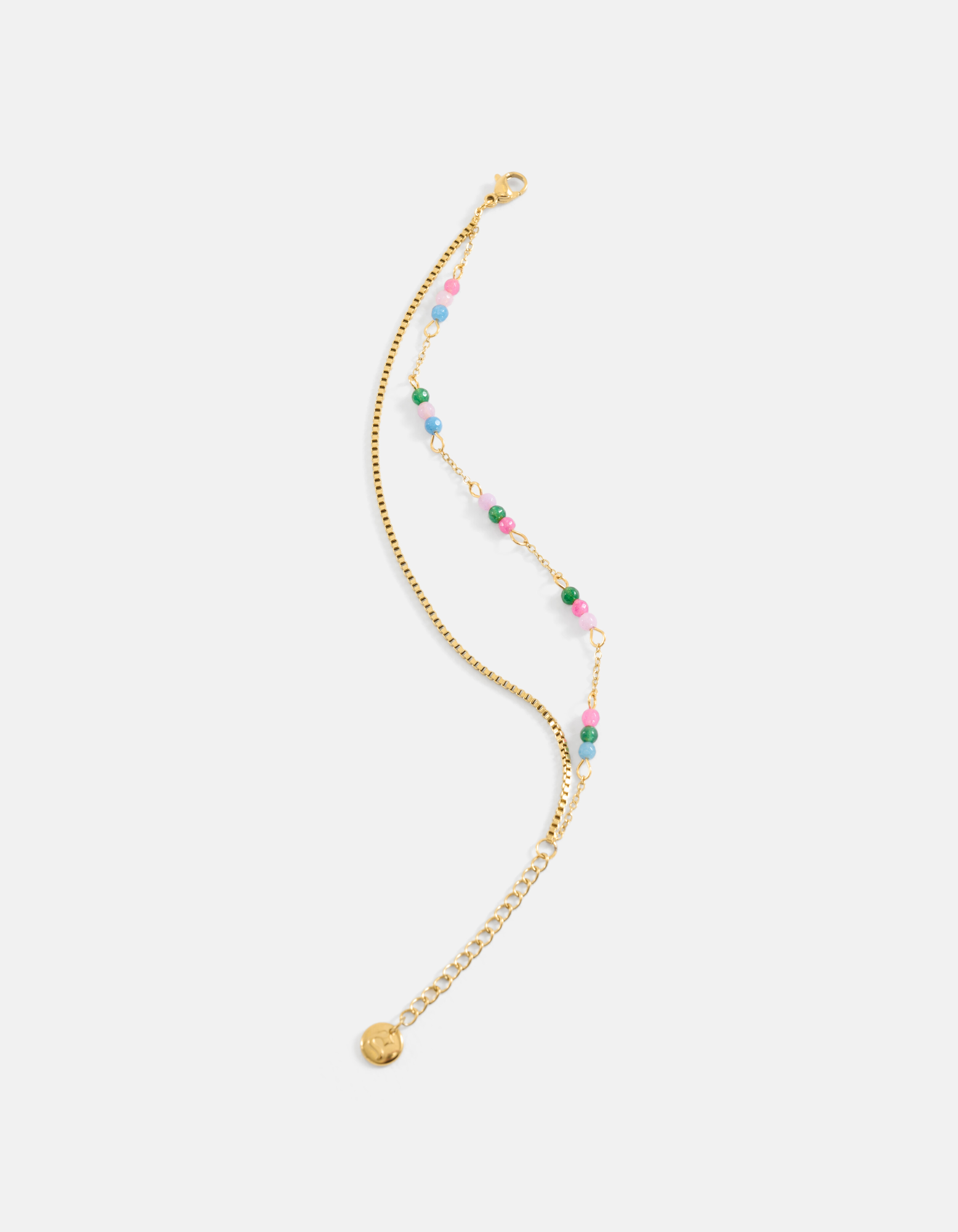 Doppelketten-Armband Gold SHOEBY ACCESSOIRES
