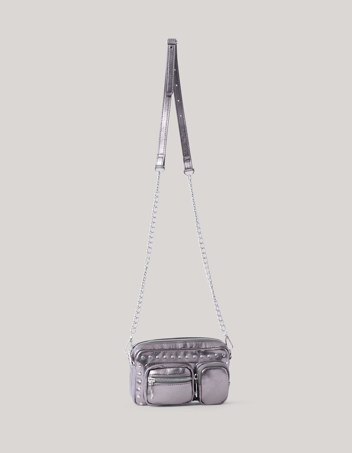 Nietentasche Silber SHOEBY ACCESSOIRES