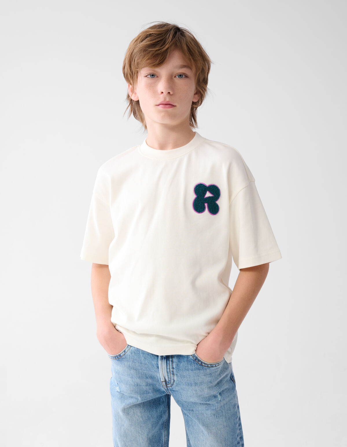 Kunstwerk T-shirt off-white SHOEBY BOYS