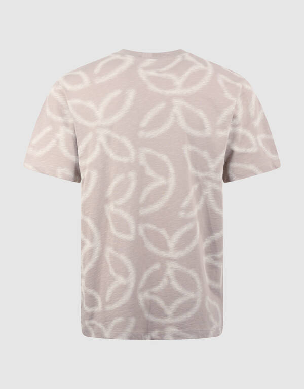 All Over Logo T-Shirt Hellbraun SHOEBY MEN