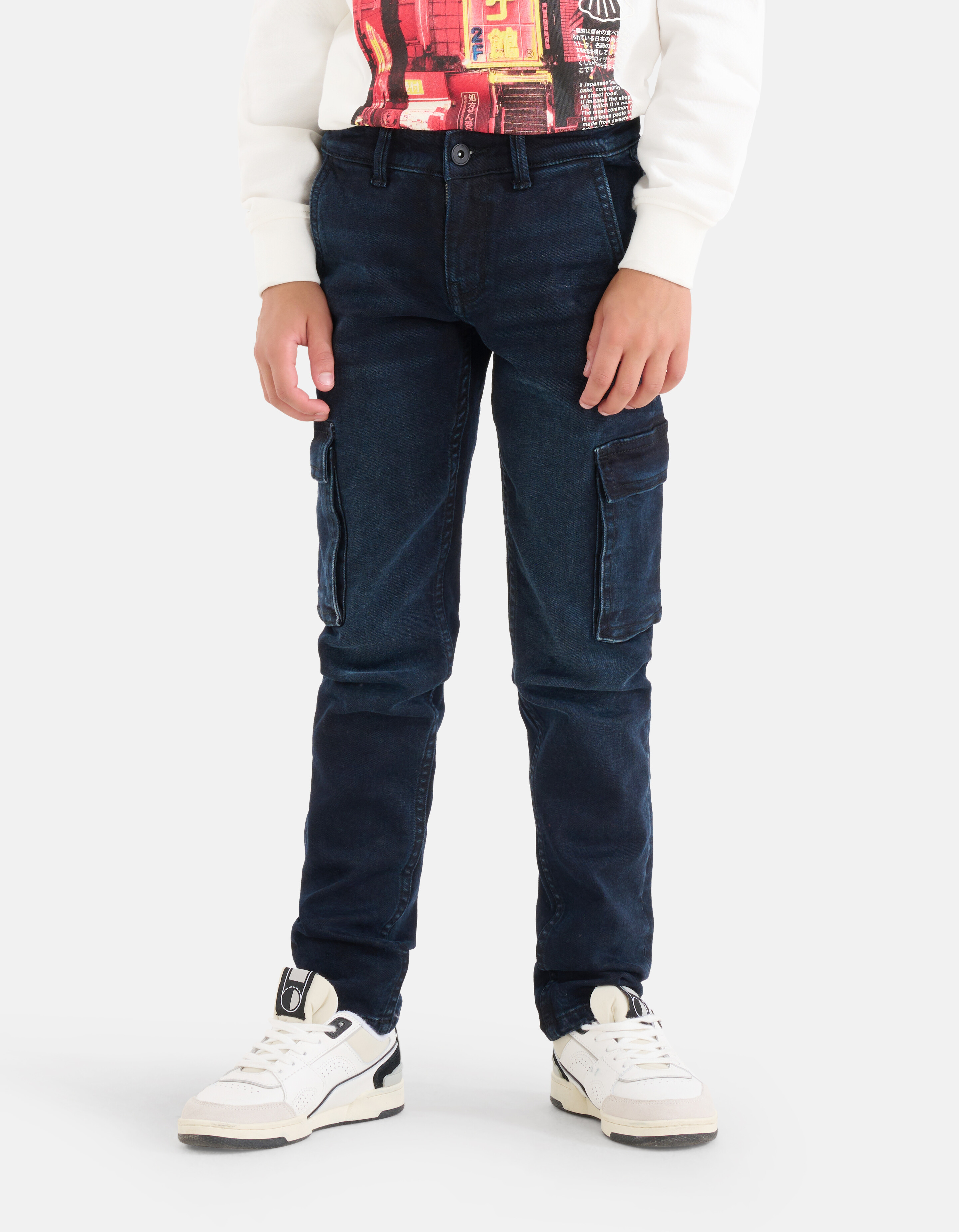 Cargo Jeans Blau/Schwarz SHOEBY MEN