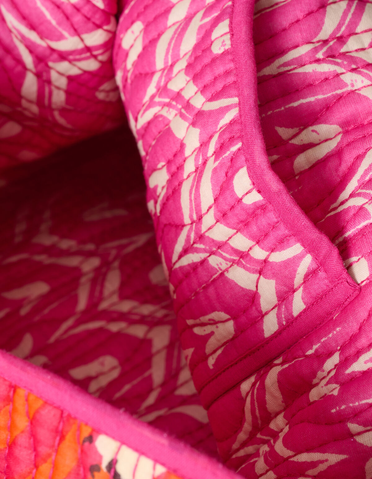 Reversible Printed Shopper Rood SHOEBY ACCESSOIRES