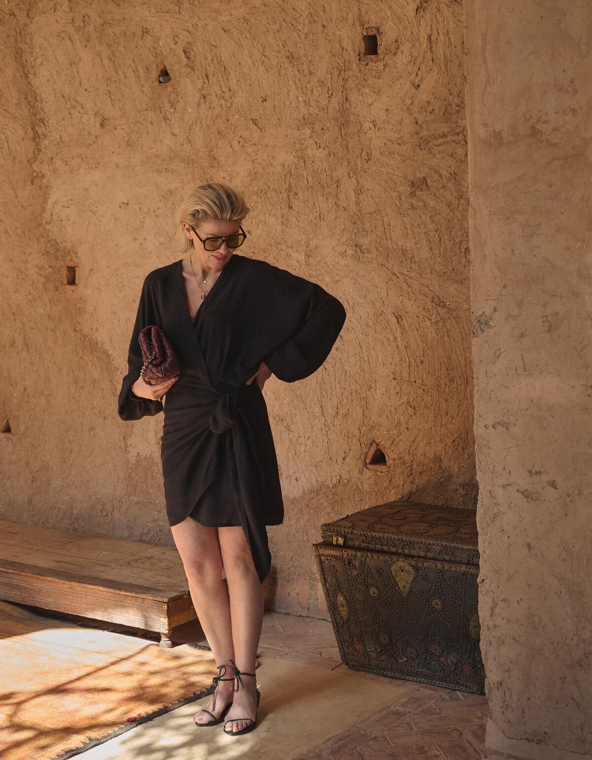 Wickel-Minikleid Schwarz von Lonneke SHOEBY WOMEN