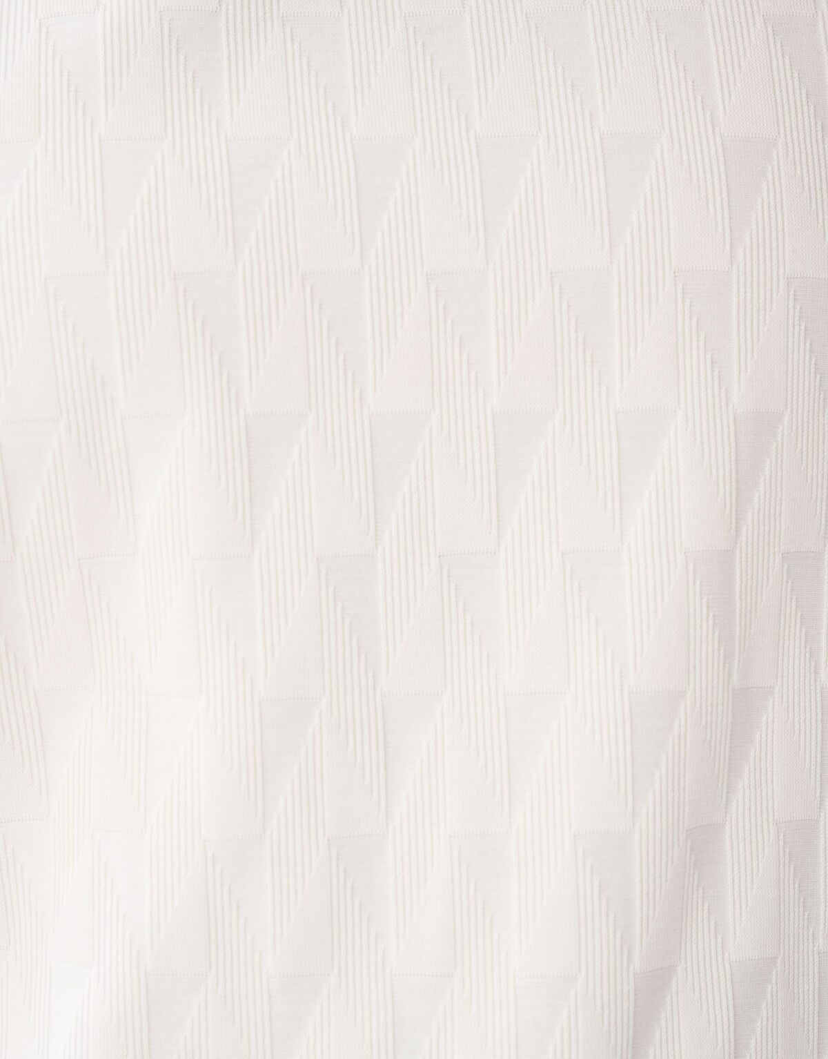 Jacquard T-shirt Off Weiß SHOEBY MEN