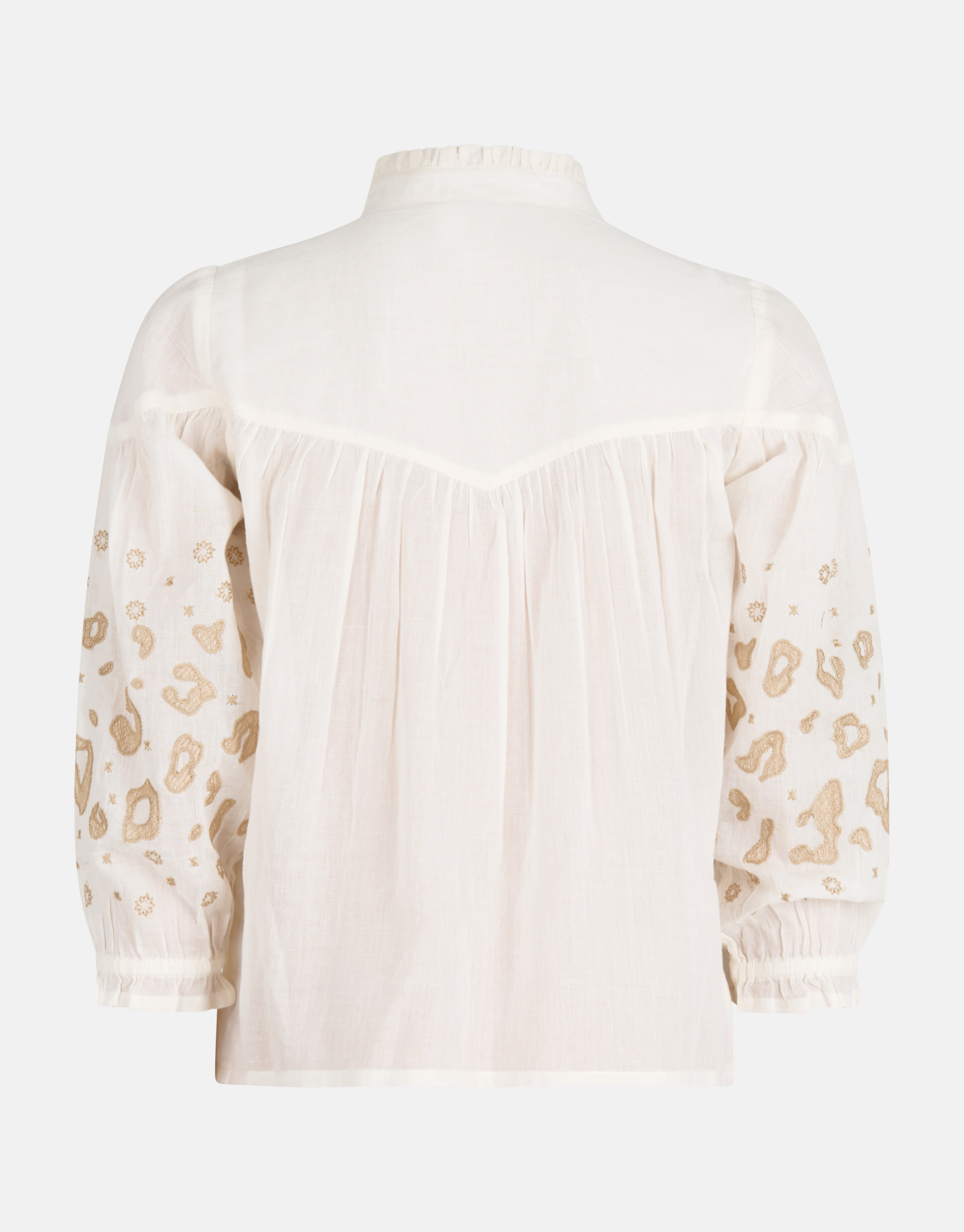 Bluse mit Stickerei Weiß SHOEBY GIRLS