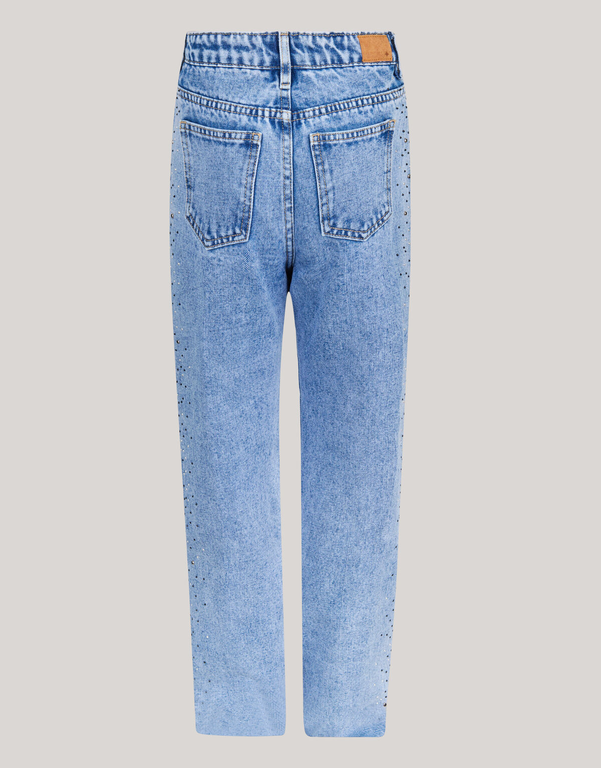 Studs Straight Fit Jeans Blau SHOEBY GIRLS