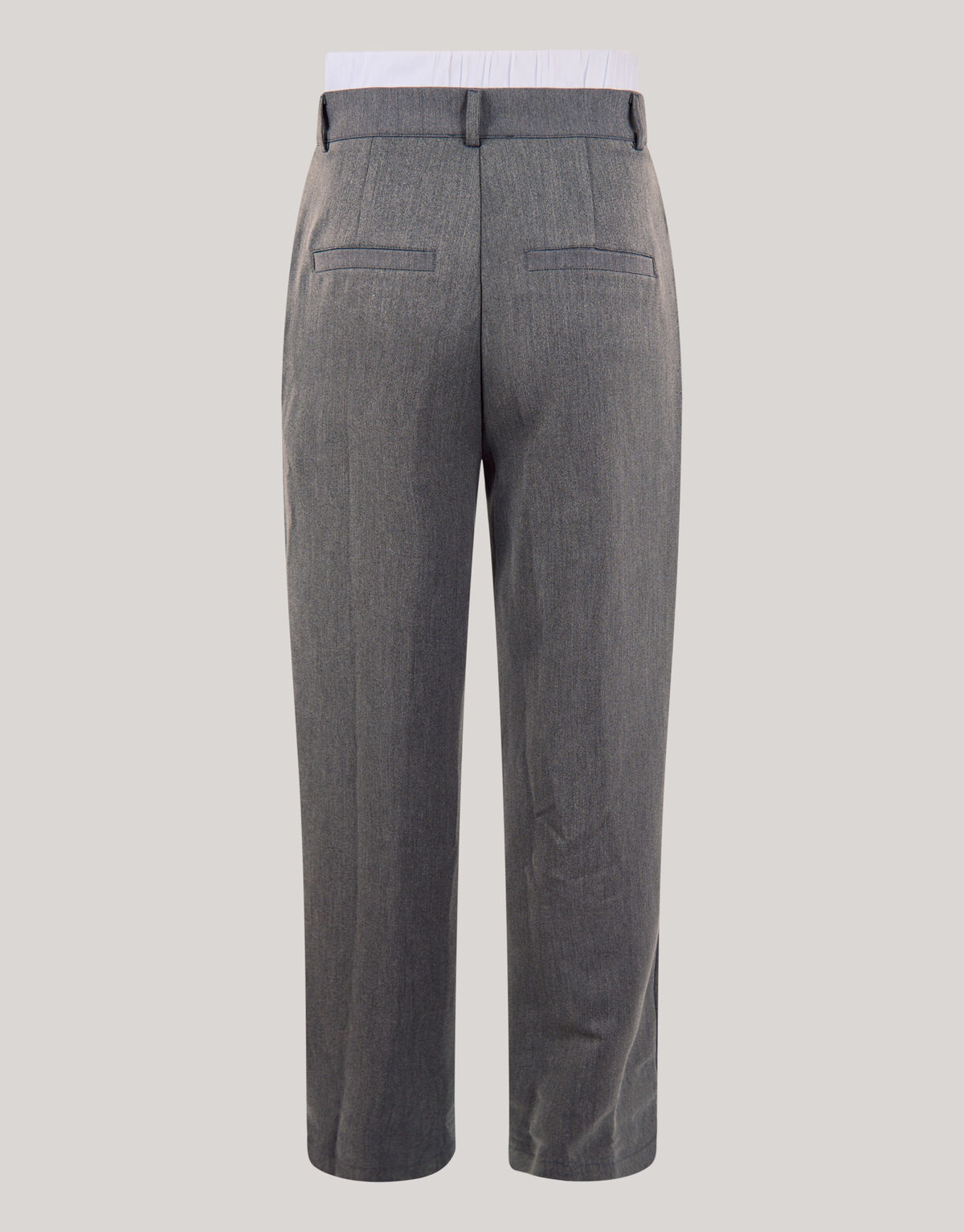 Hose mit doppeltem Bund Dunkelgrau SHOEBY WOMEN