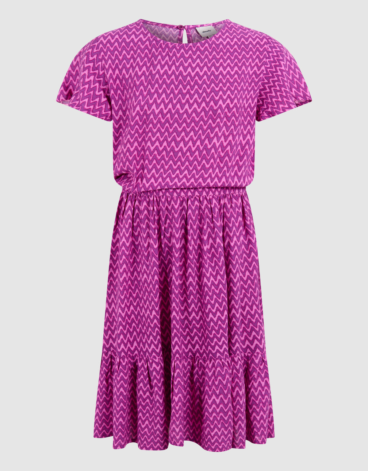 Bedrucktes Wave-Kleid Rosa SHOEBY GIRLS
