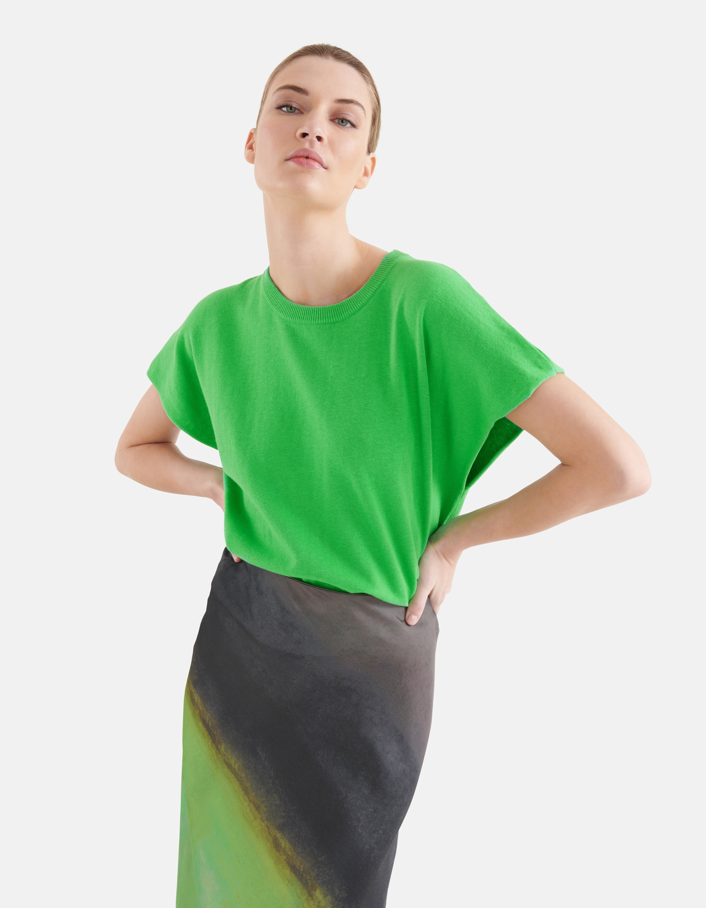 Gestricktes T-shirt Grün von Mieke SHOEBY WOMEN