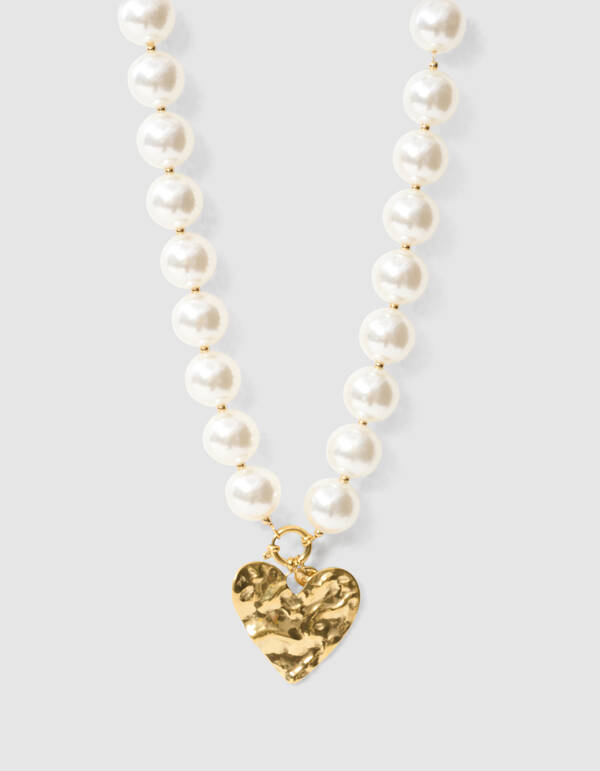 Perlenkette in Cremeweiß SHOEBY ACCESSOIRES