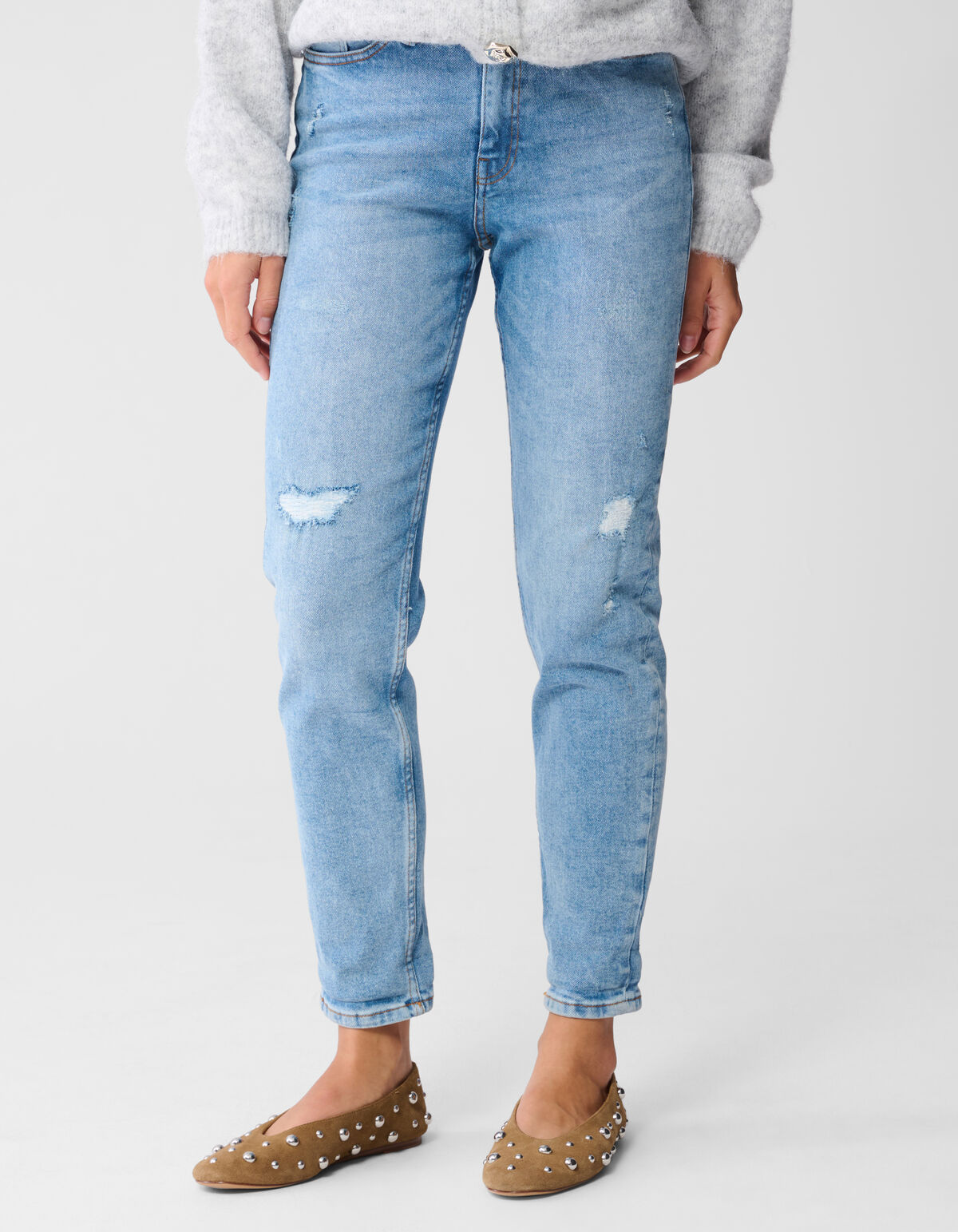 Tapered Fit Jeans Mediumstone L29 Eksept