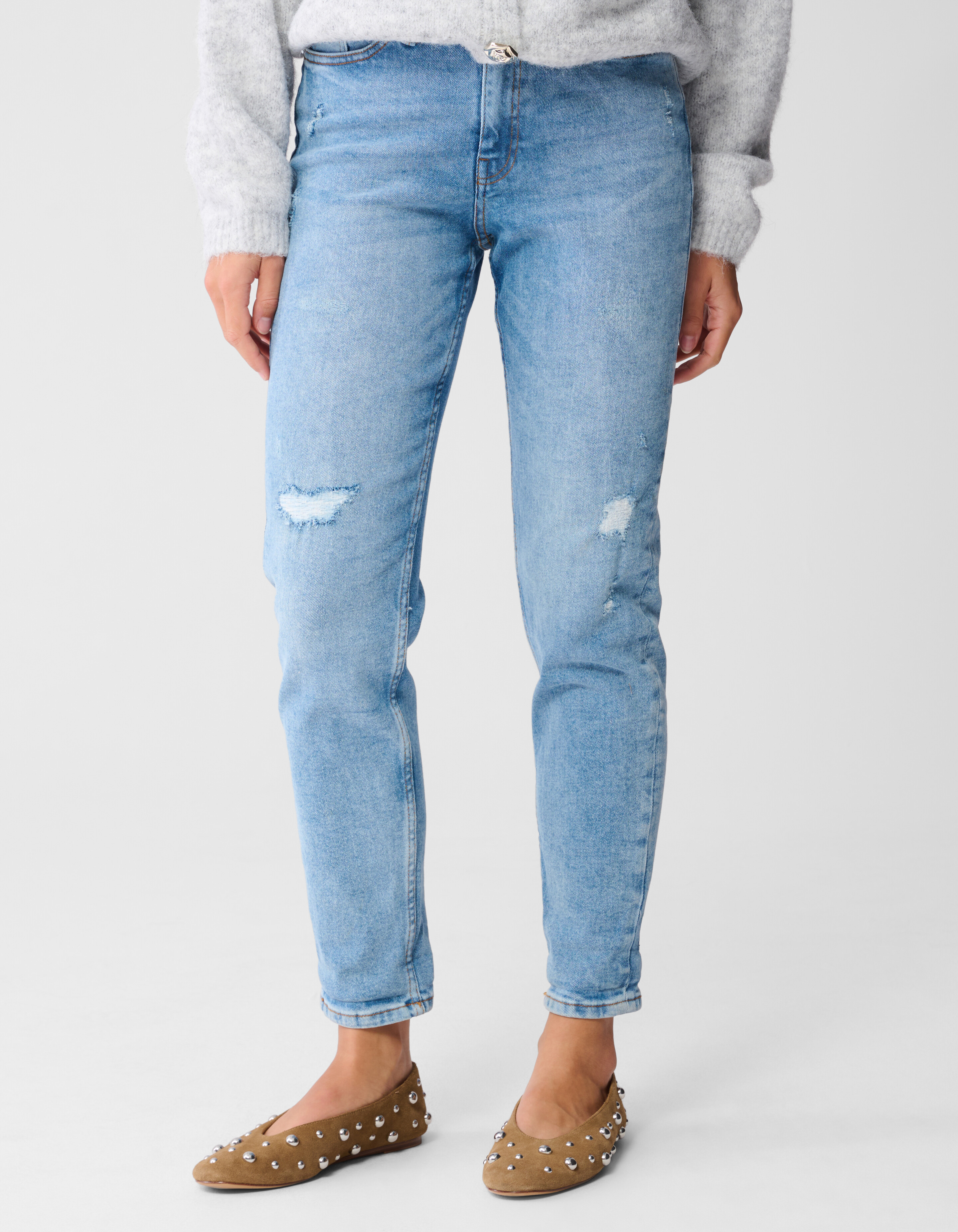 Tapered Fit Jeans Mediumstone L29 Eksept