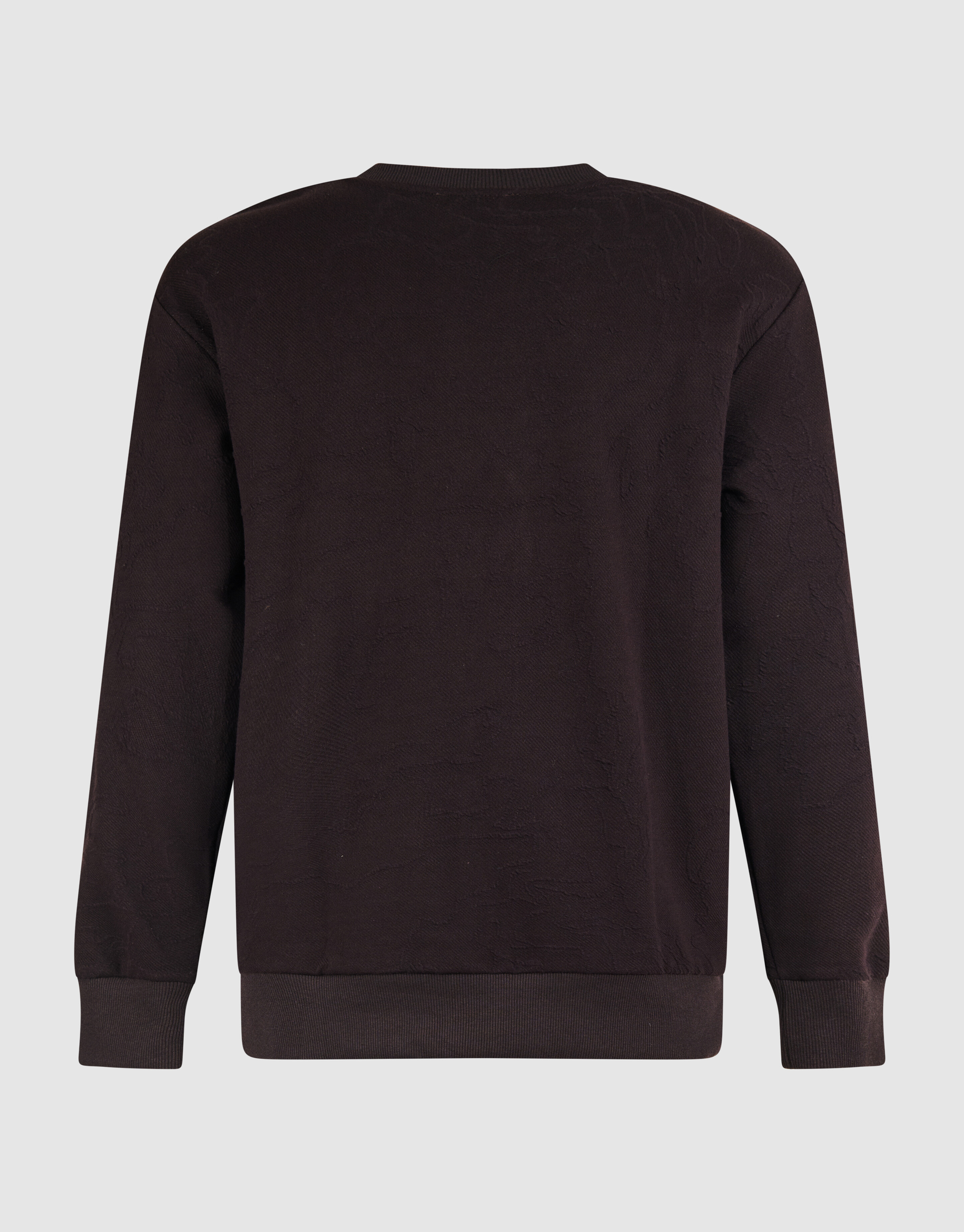 Struktur Sweatshirt Dunkelbraun SHOEBY MEN