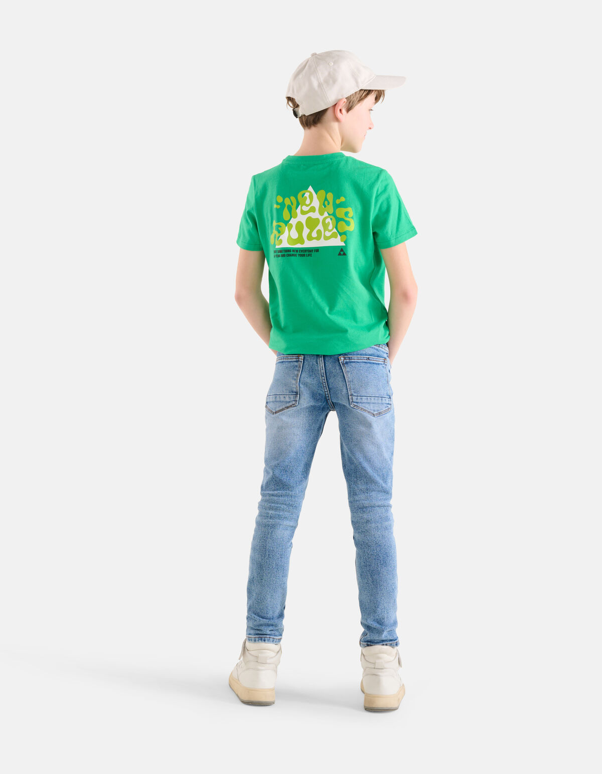 Kunstwerk T-shirt Grün SHOEBY BOYS