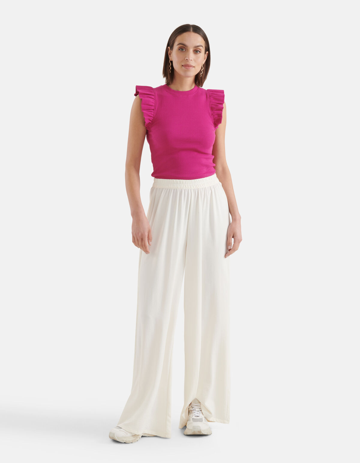 Rüschen-Top Rosa SHOEBY WOMEN