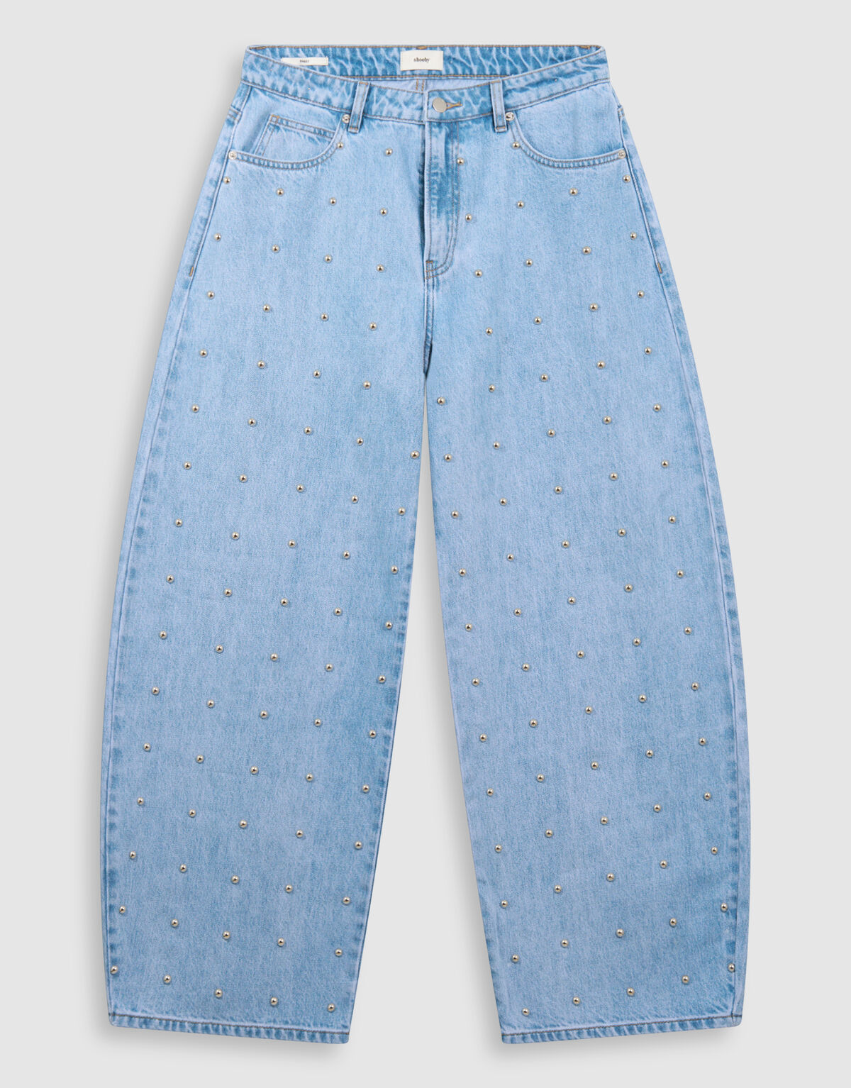 Stud Baggy Fit Jeans Gebleicht SHOEBY WOMEN