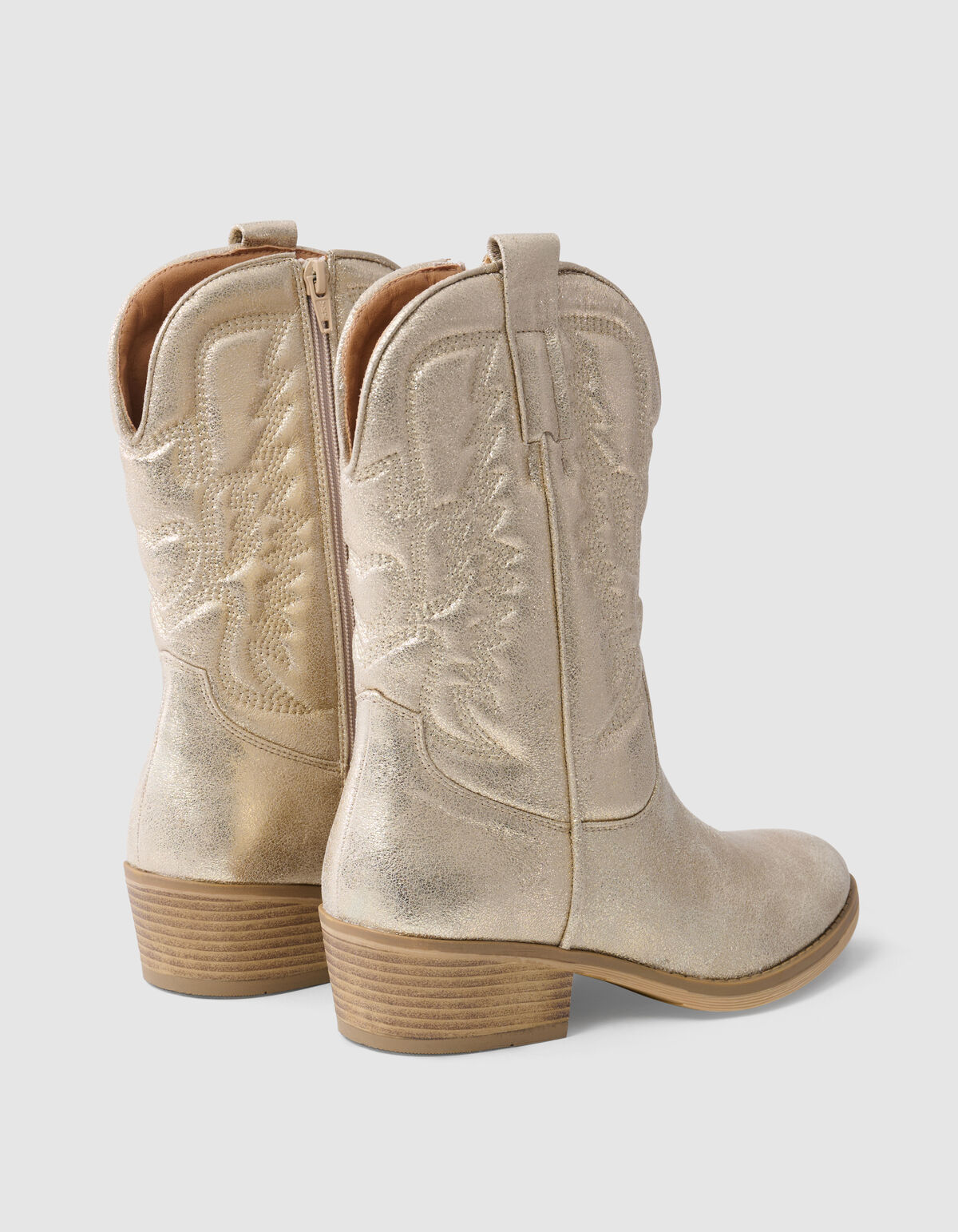 Cowboystiefel Gold SHOEBY SHOES