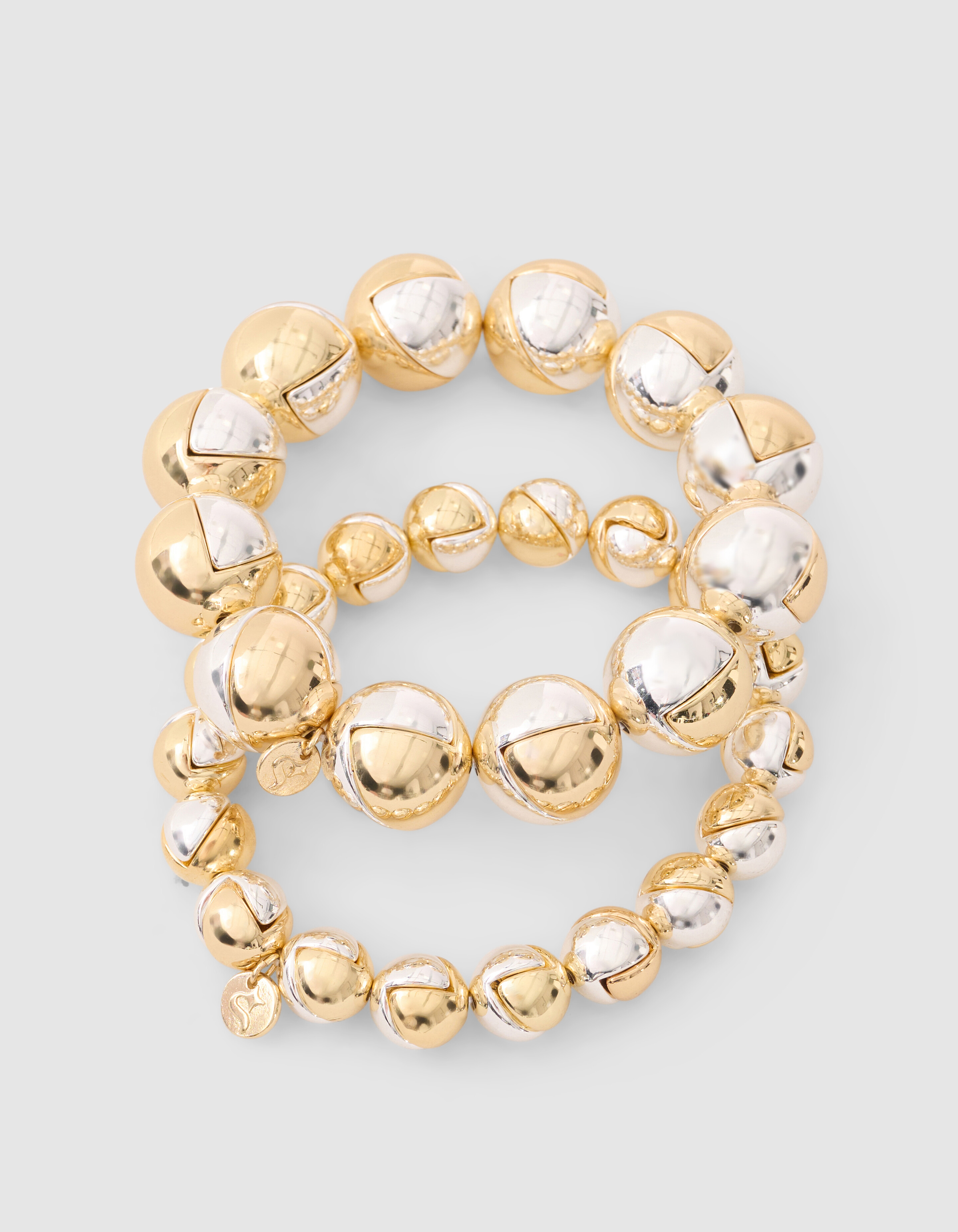 Gemischtes Armbandset Gold SHOEBY ACCESSOIRES