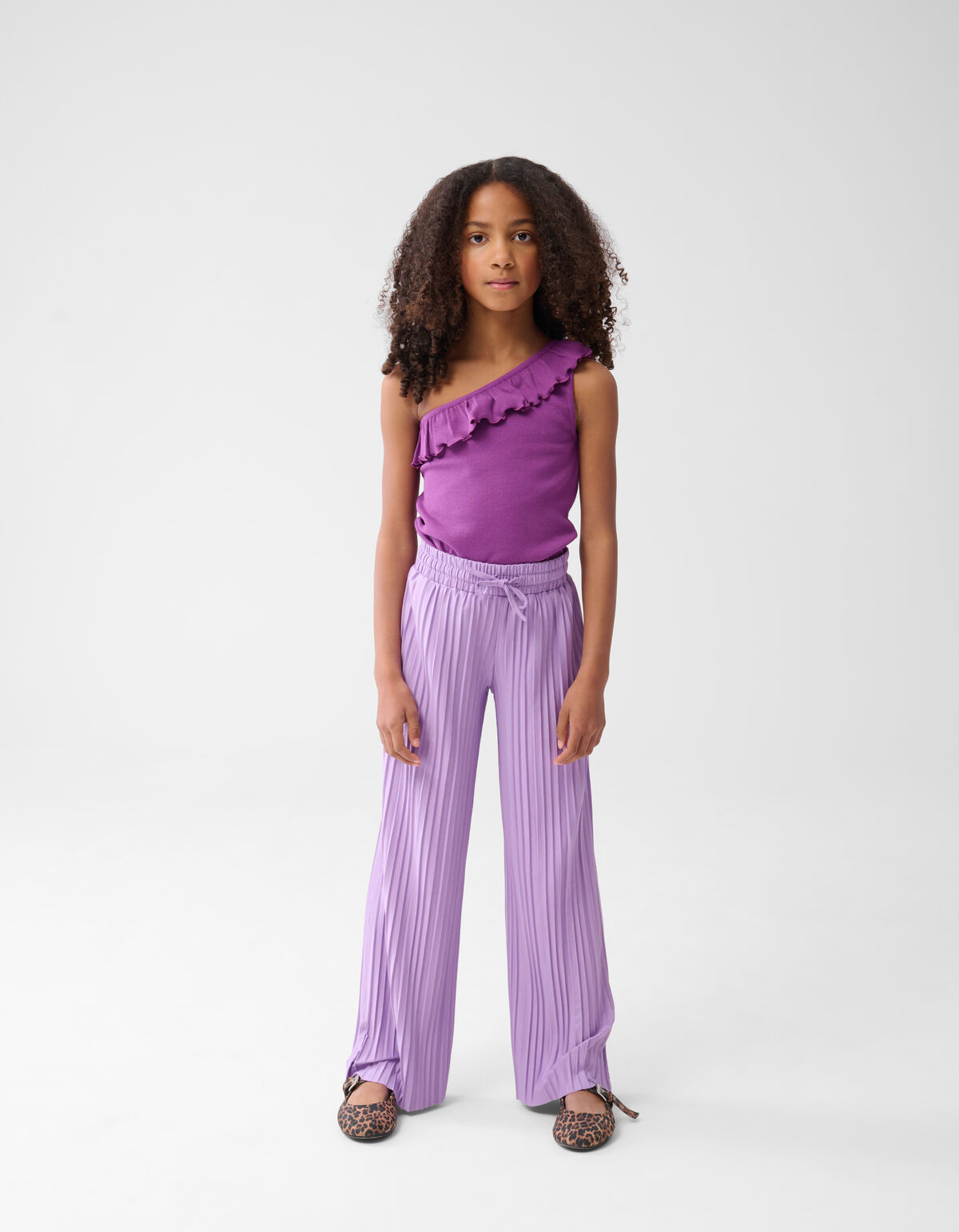 Plissé-Hose Hellviolett SHOEBY GIRLS