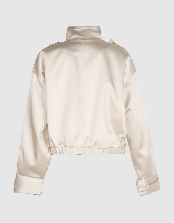 Oversized Bomberjacke Gebrochenes Wei&szlig; By Anna SHOEBY WOMEN