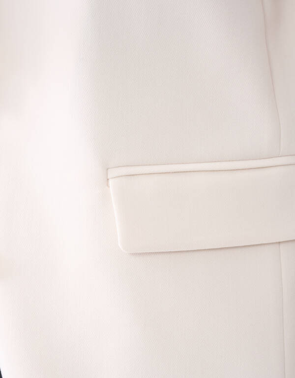 Übergroßer Blazer Off White SHOEBY WOMEN