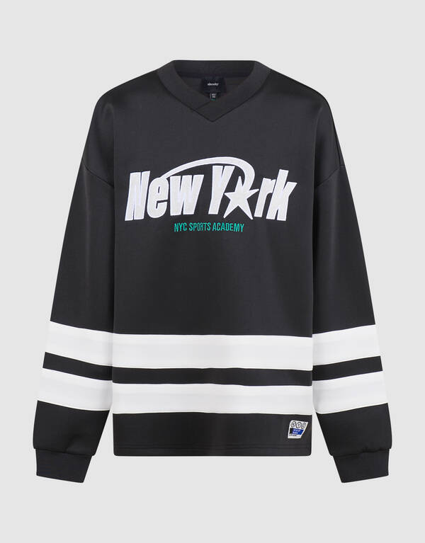 Oversized Fit Artwork Sweater Schwarz SHOEBY BOYS