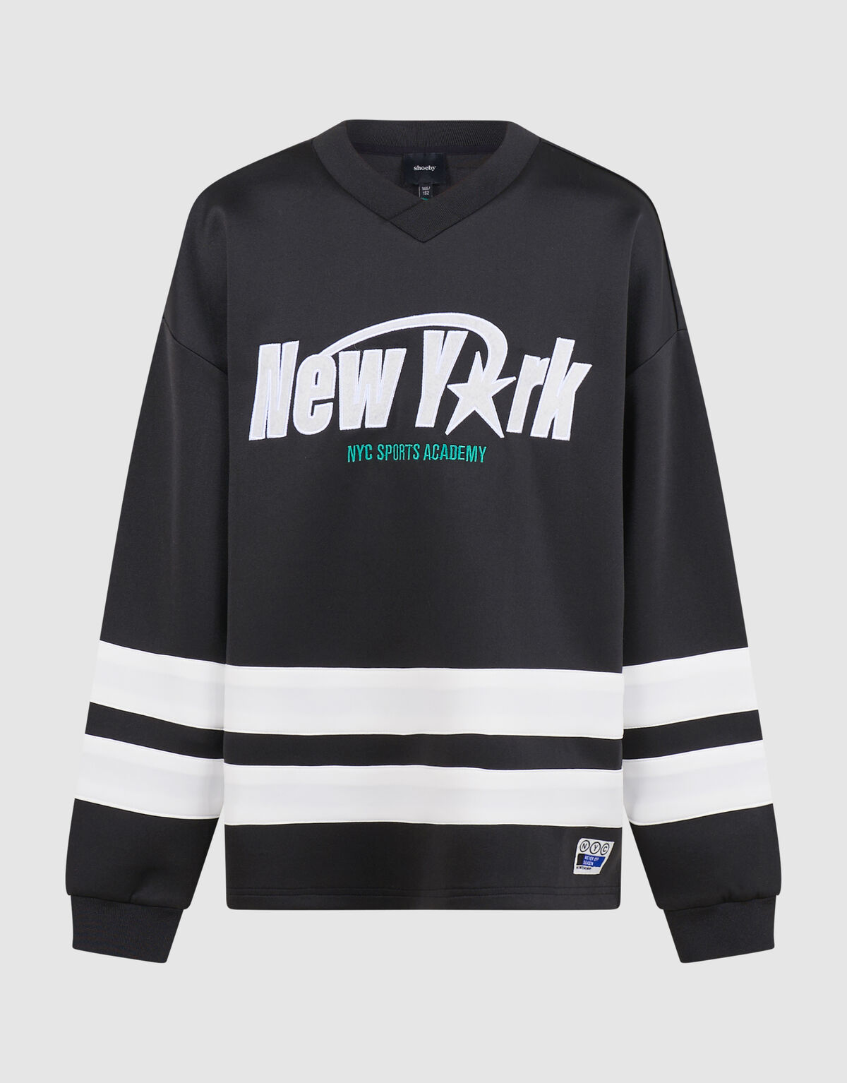 Oversized Fit Artwork Sweater Schwarz SHOEBY BOYS