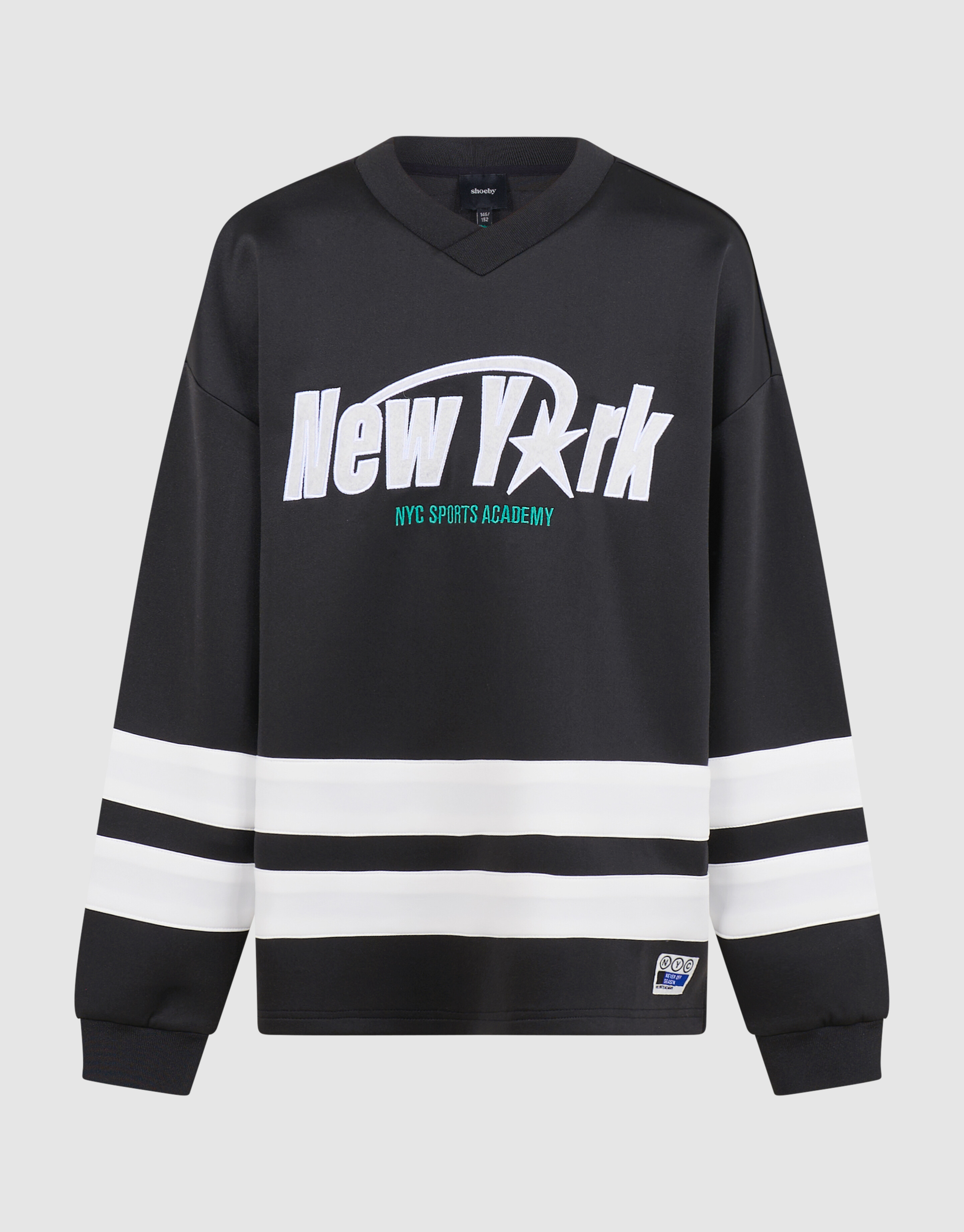 Oversized Fit Artwork Sweater Schwarz SHOEBY BOYS
