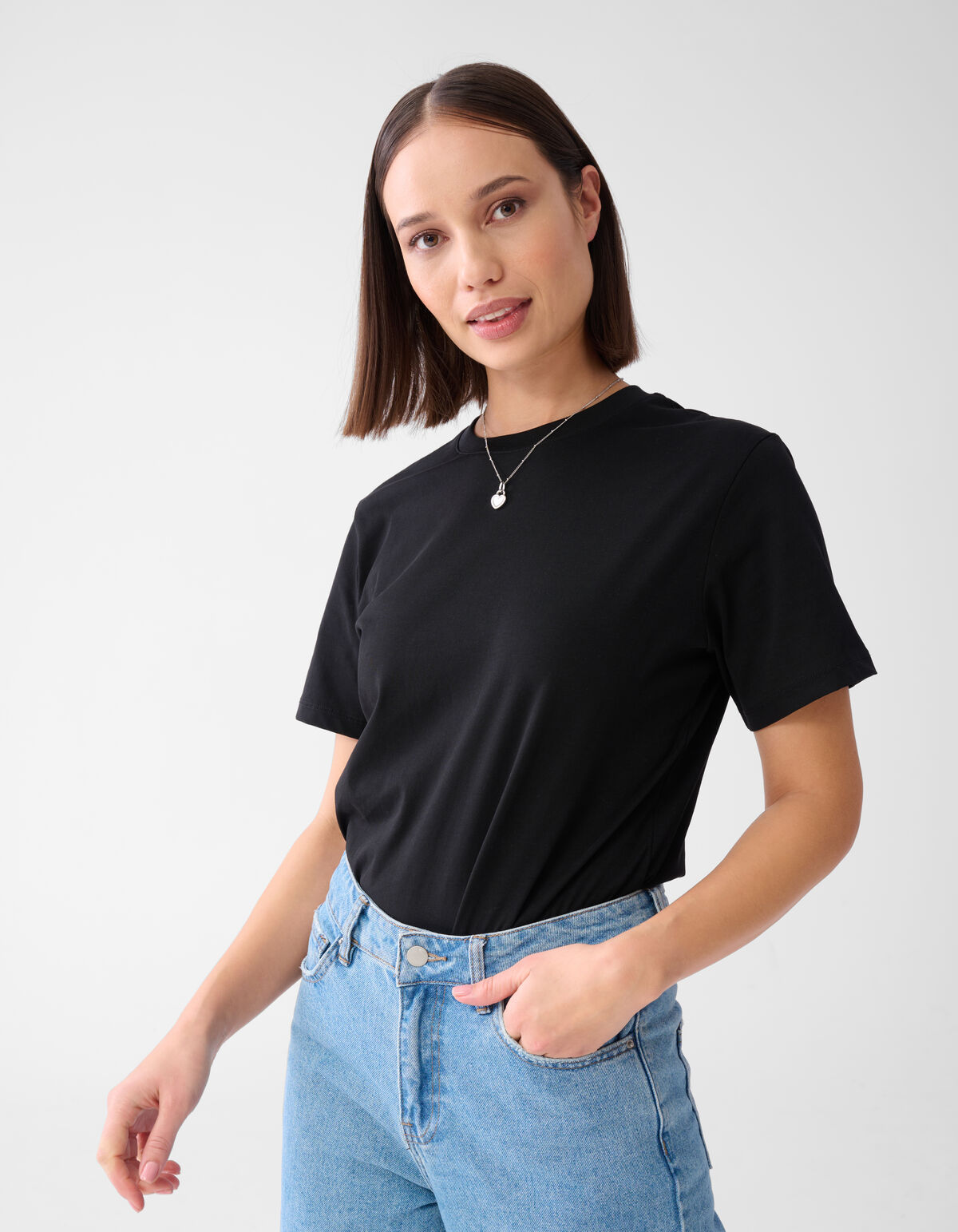 Herz-Halskette Silber SHOEBY ACCESSOIRES