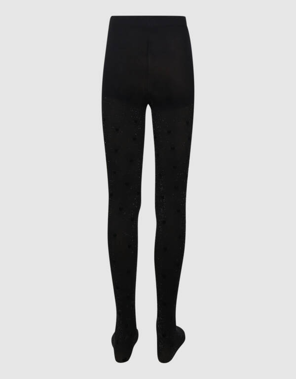 Lurex-Herz-Slip Schwarz 60 Denier SHOEBY ACCESSOIRES