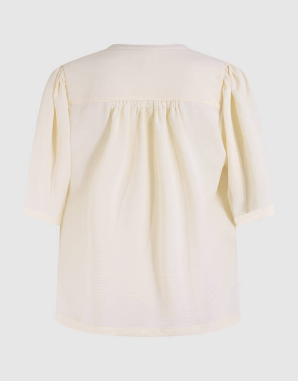 Twist-Bluse Off White SHOEBY WOMEN