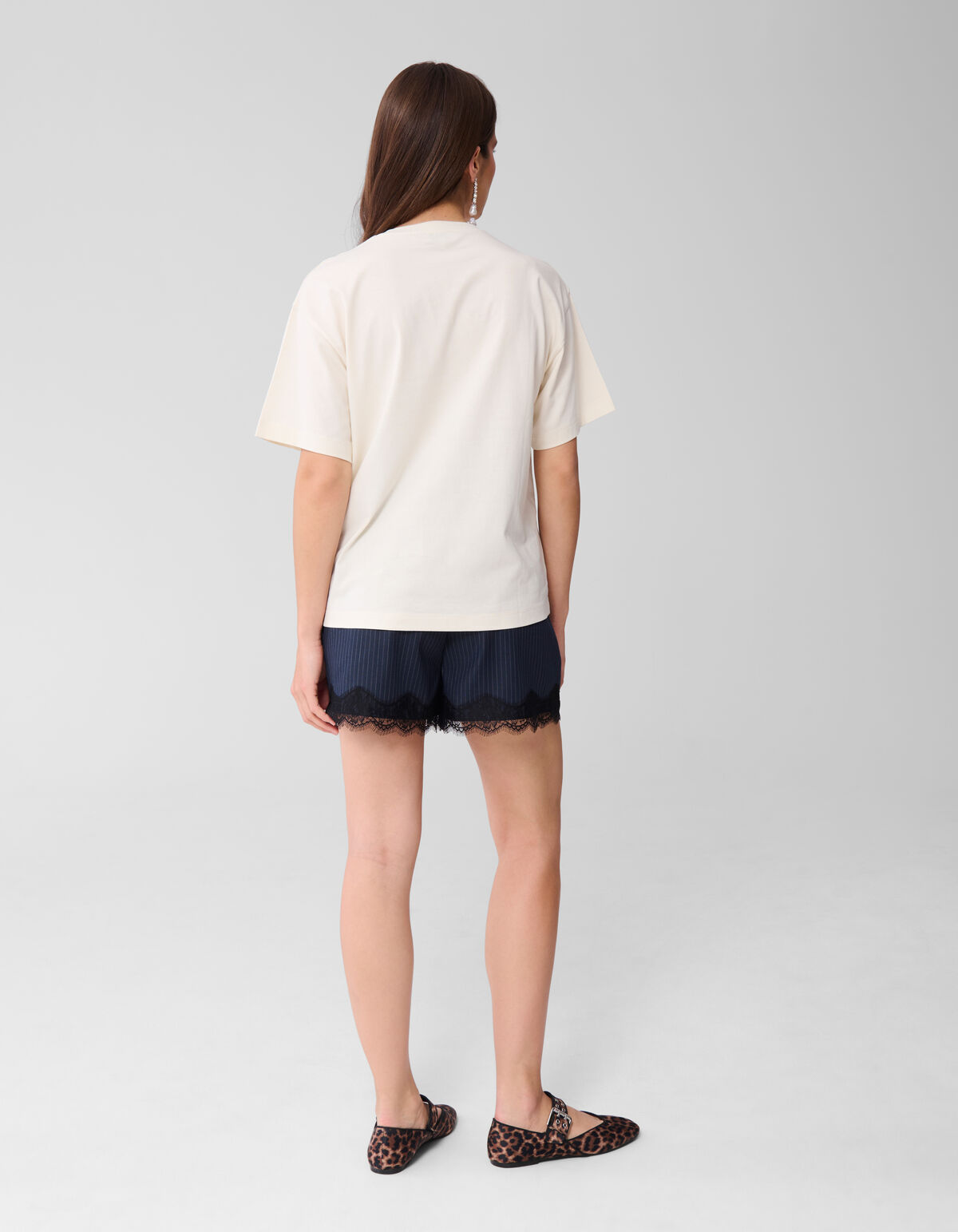 Kirsche Kunstwerk T-shirt Off White SHOEBY WOMEN