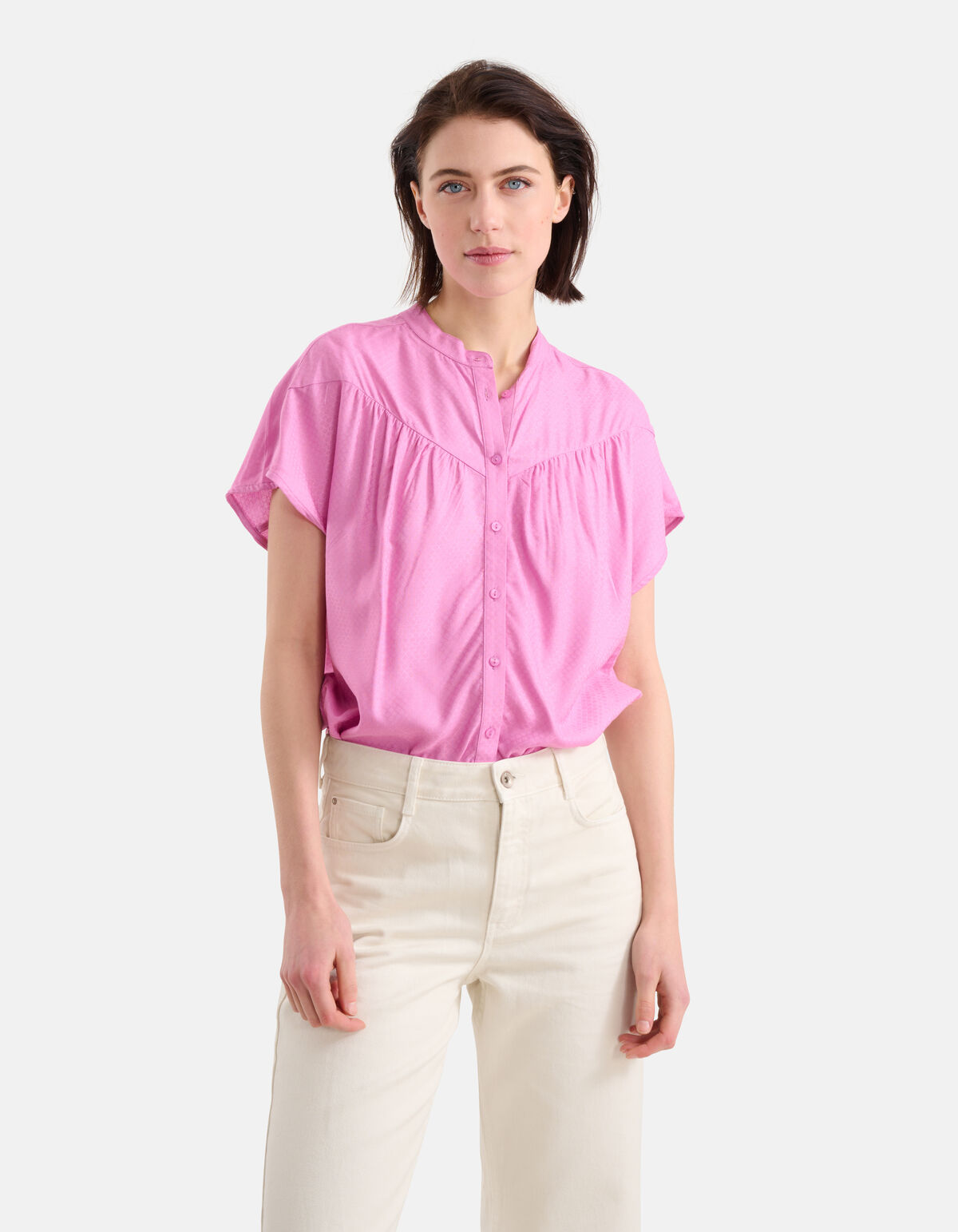 Relaxed Fit Top Roze SHOEBY WOMEN