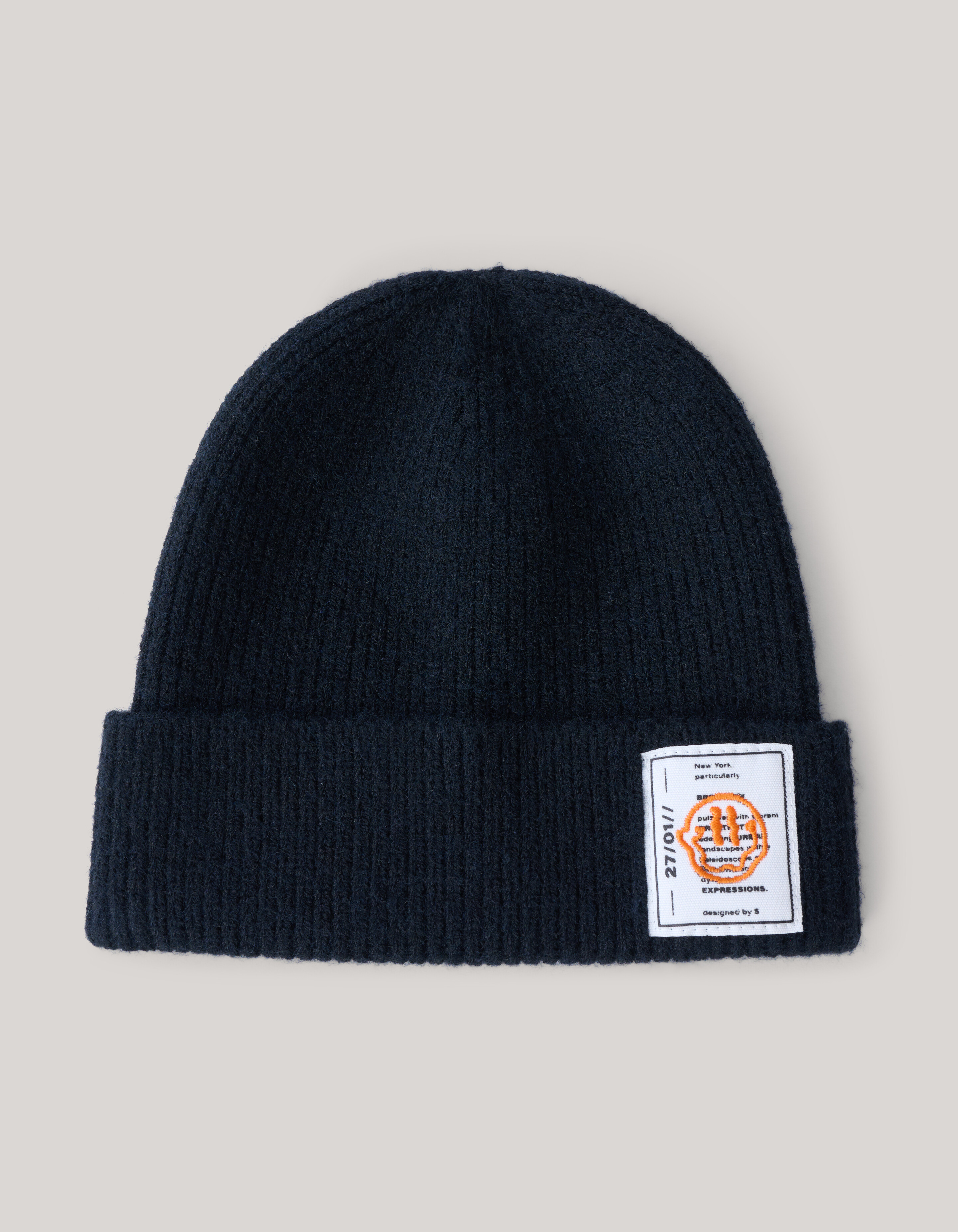 Label Beanie Schwarz SHOEBY ACCESSOIRES