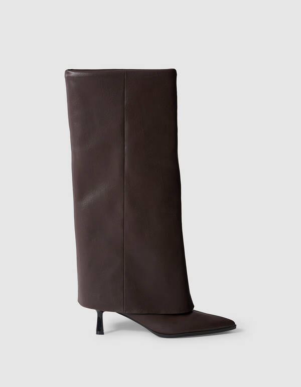 Cover Hohe Stiefel dunkelbraun SHOEBY SHOES