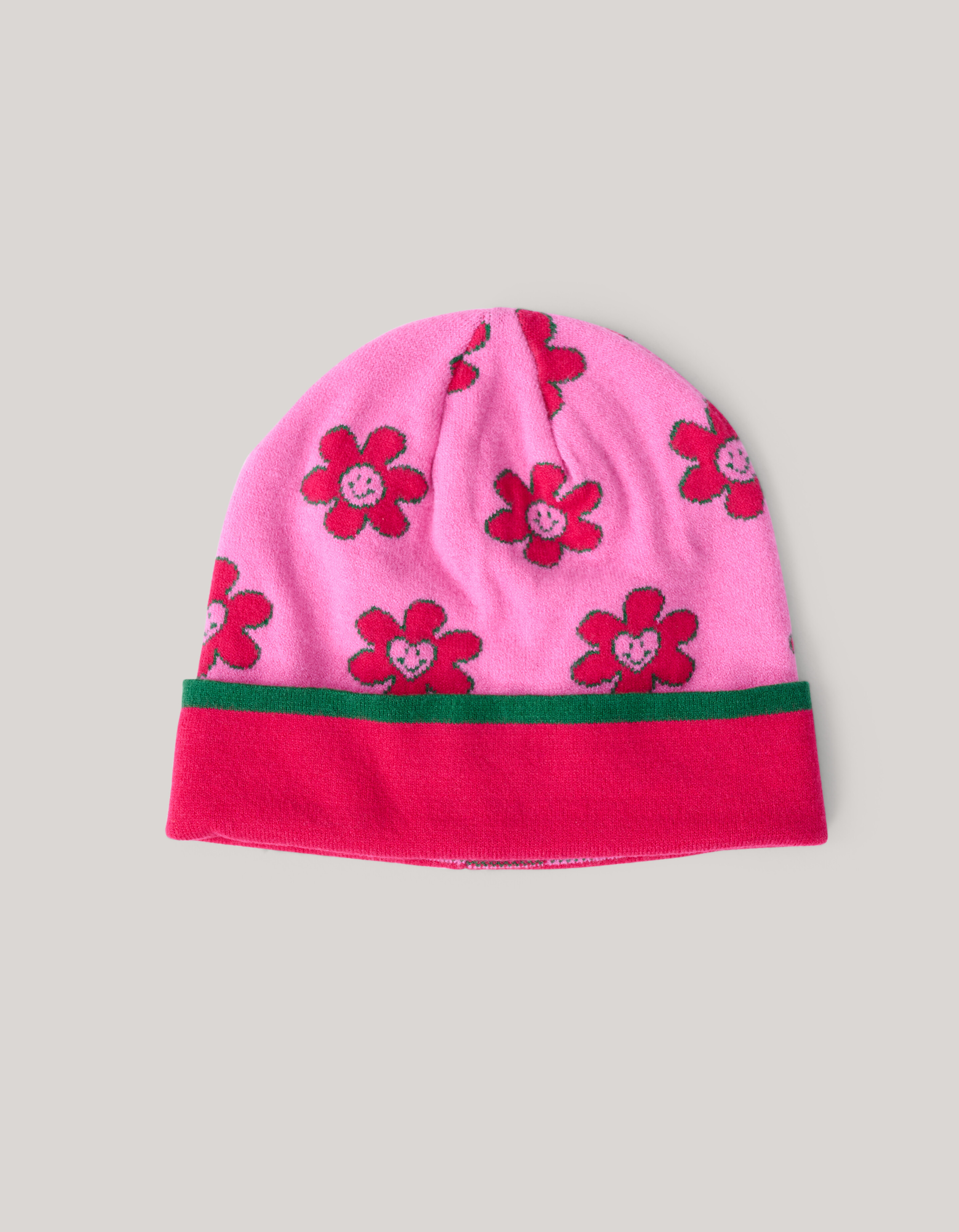 Jacquard-Mütze Rosa SHOEBY ACCESSOIRES