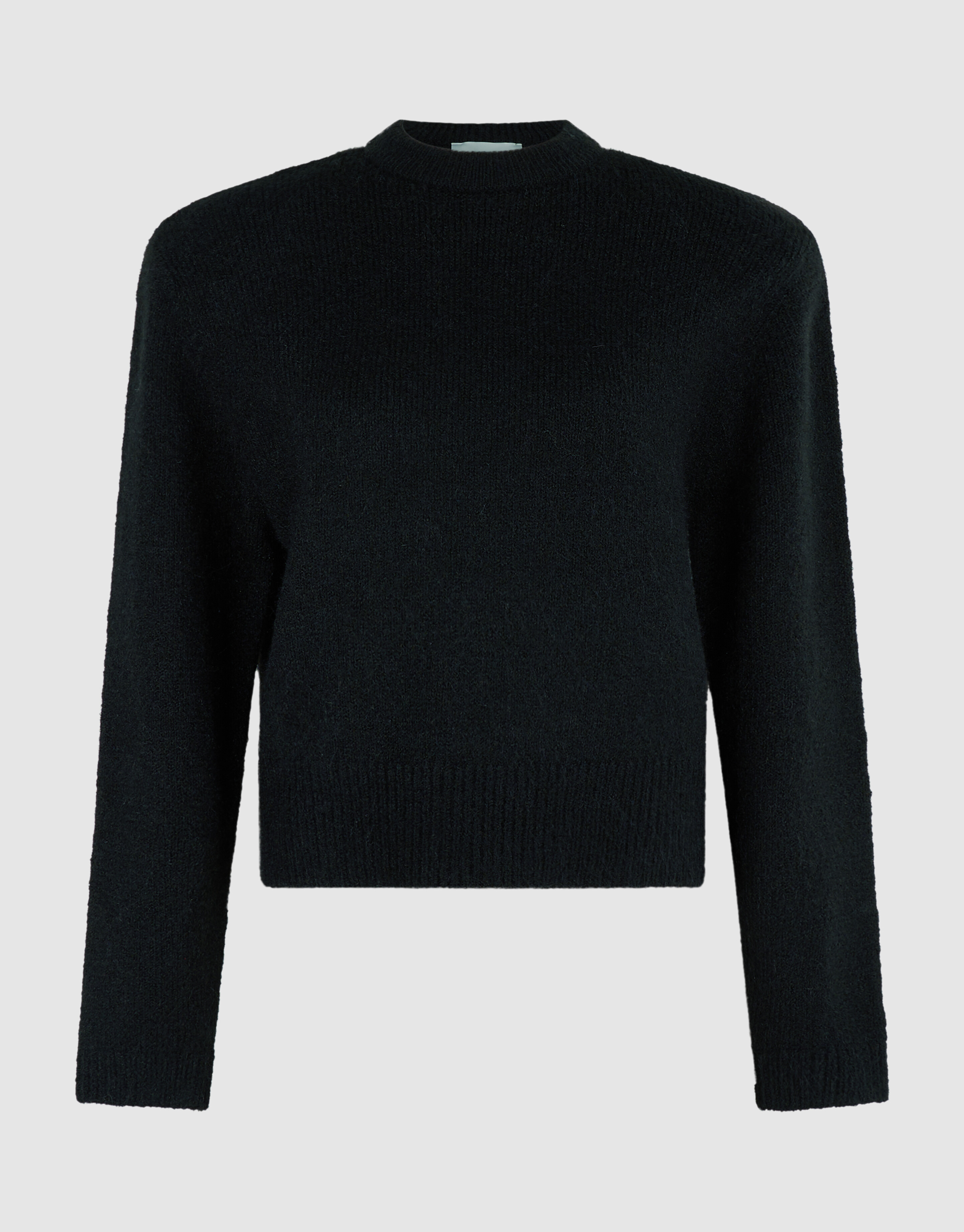 Shoulder Crew Strickpullover Schwarz SHOEBY WOMEN