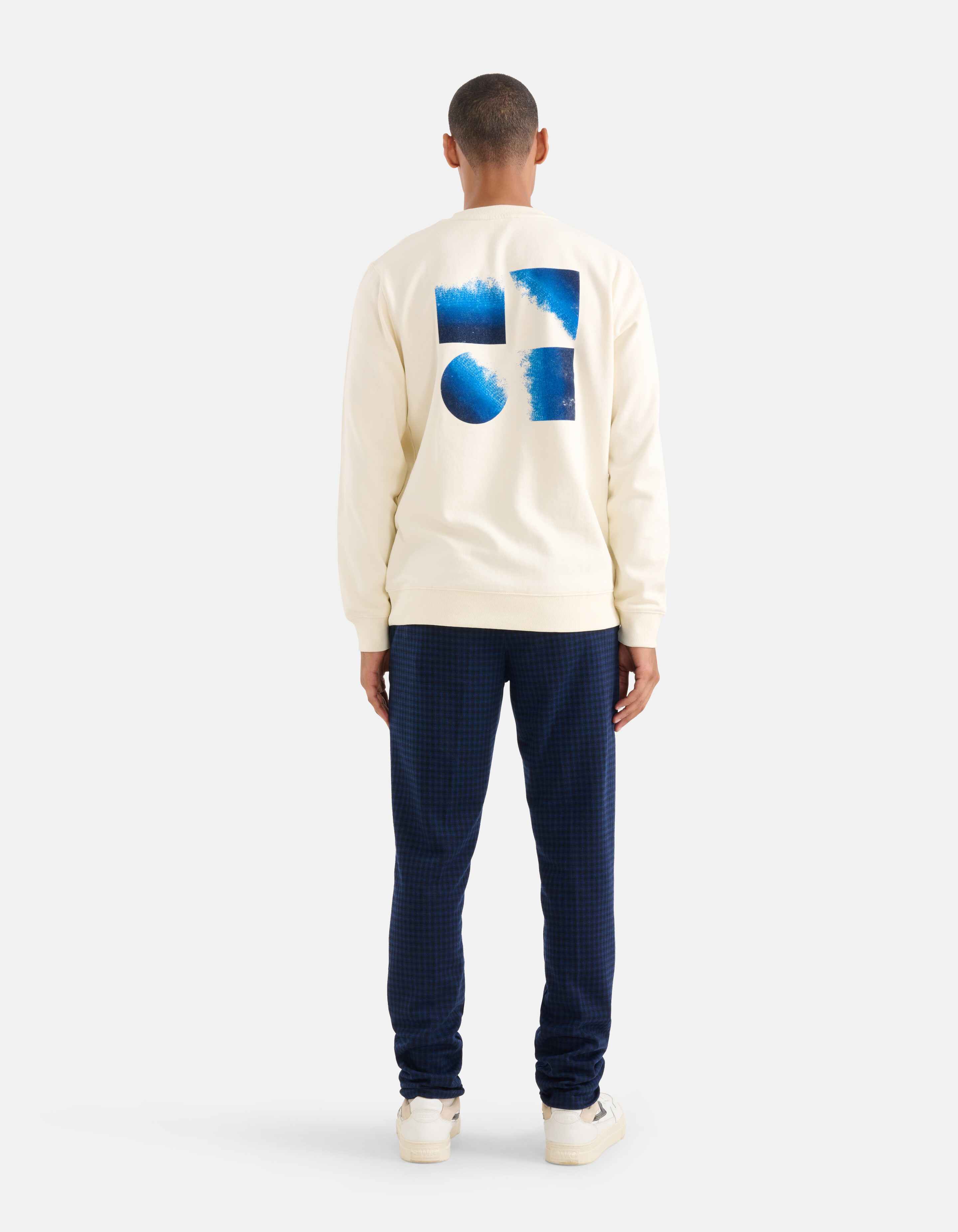 Flock Artwork Pullover Off White SHOEBY MEN