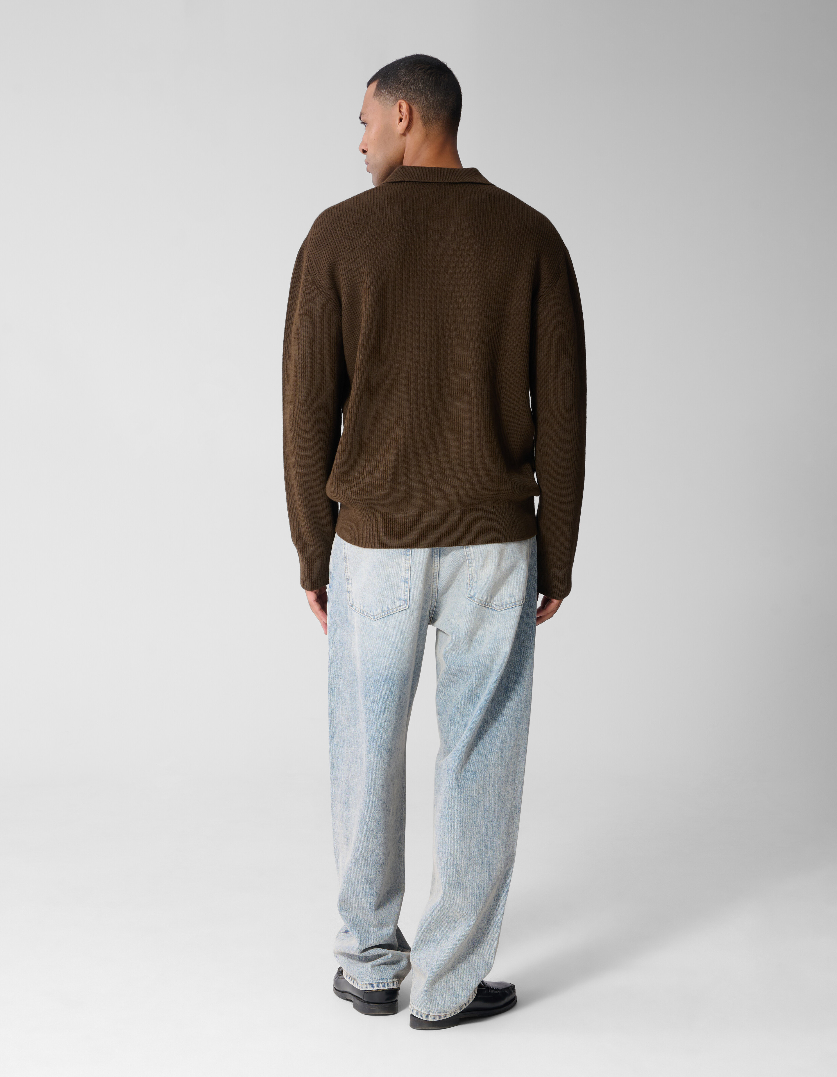 Heavy Strickpolo Braun SHOEBY MEN